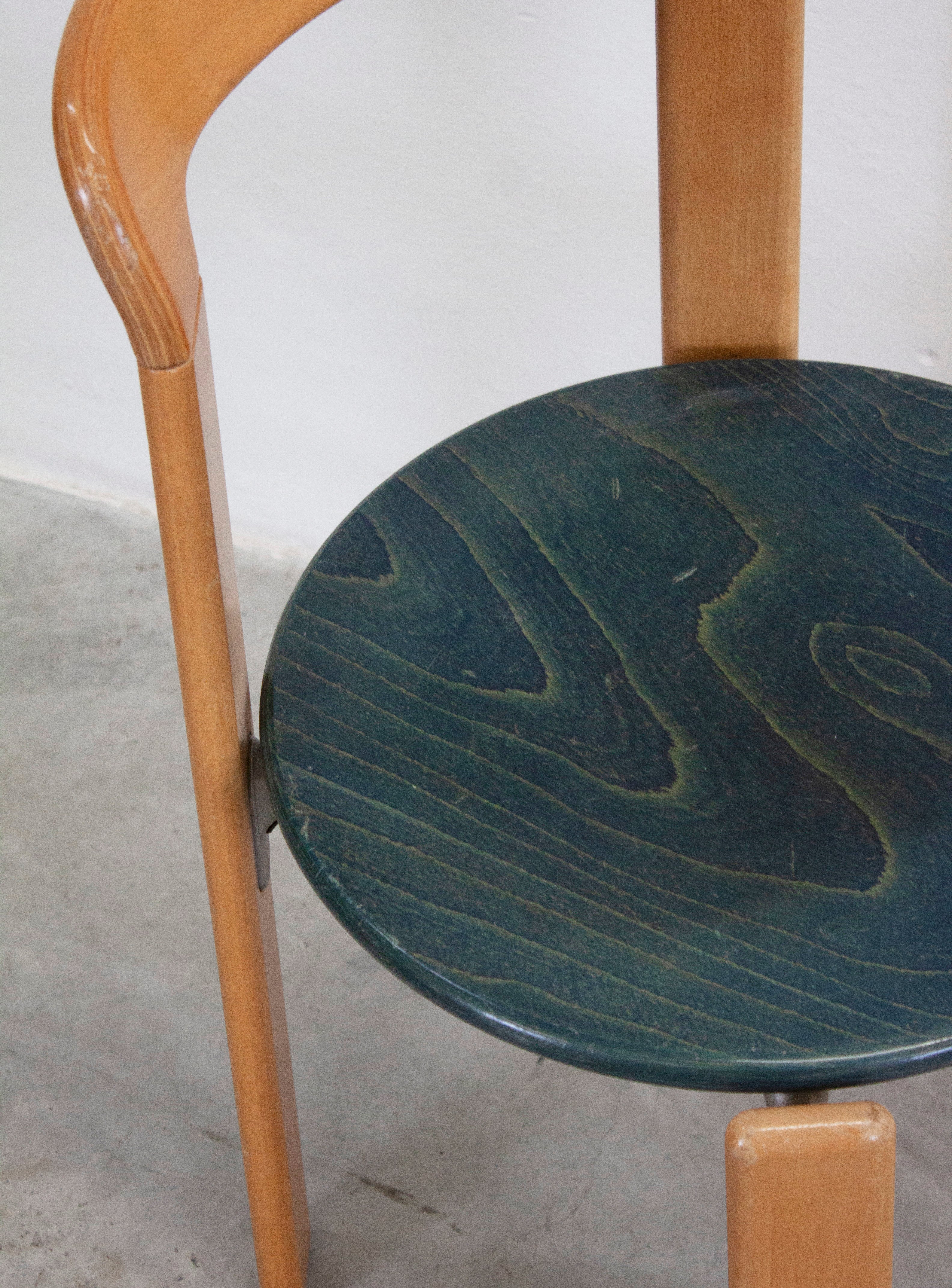 Kusch+Co Rey Dining Chairs by Bruno Rey (Beech/Green) - Image 24
