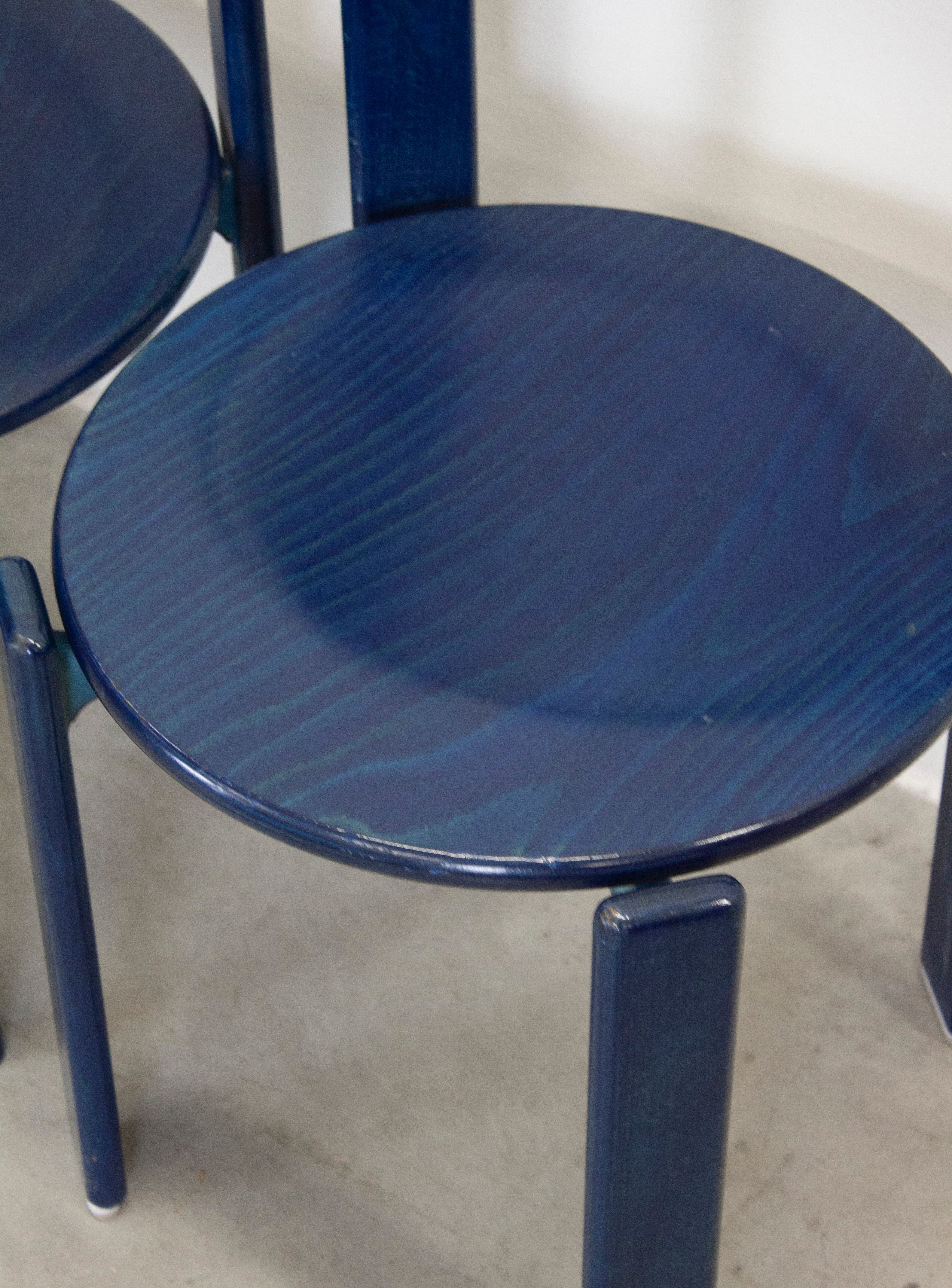 Kusch+Co Rey Dining Chairs by Bruno Rey (Blue) - Image 10