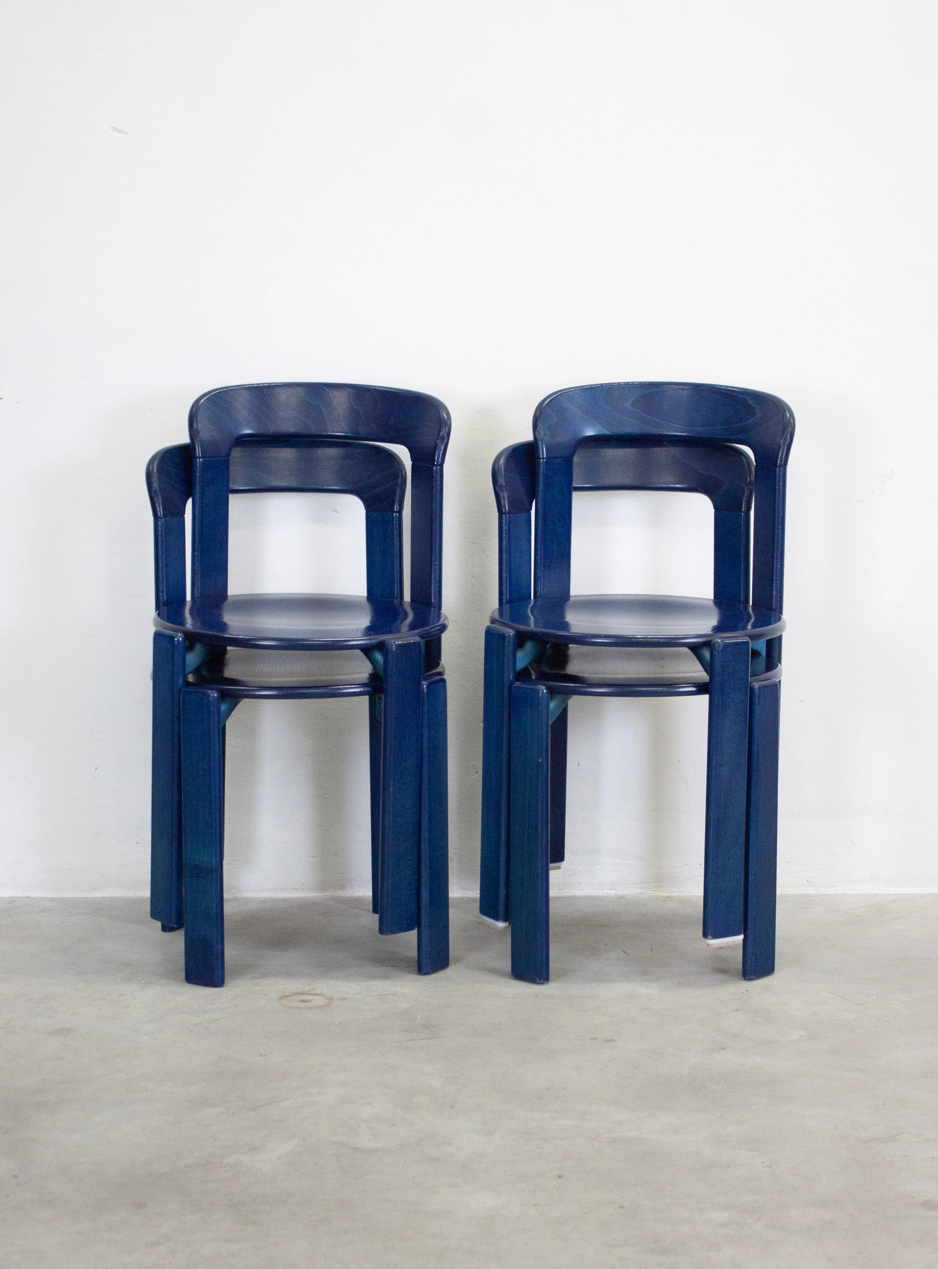 Kusch+Co Rey Dining Chairs by Bruno Rey (Blue) - Image 2