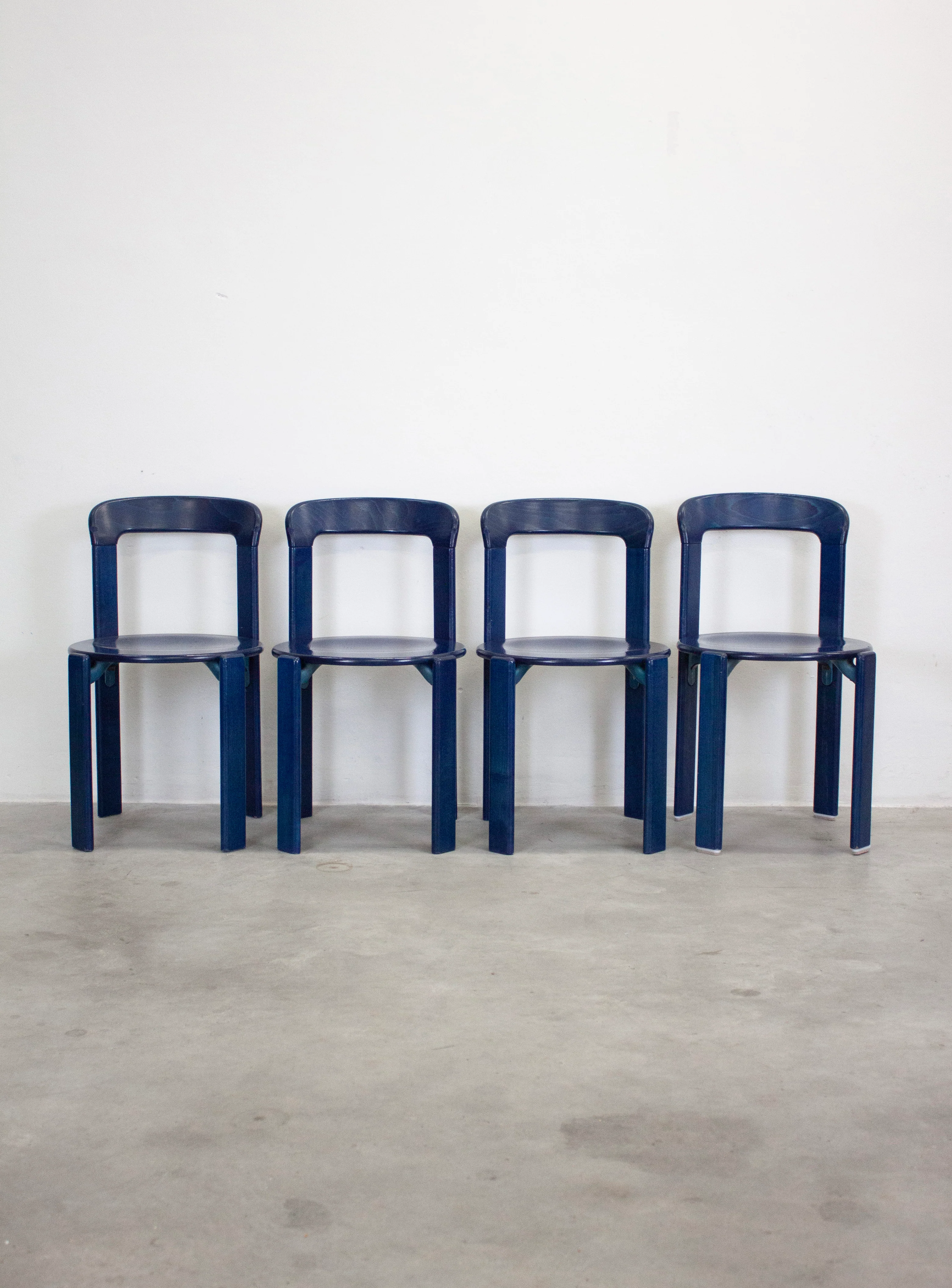Kusch+Co Rey Dining Chairs by Bruno Rey (Blue) - Image 5