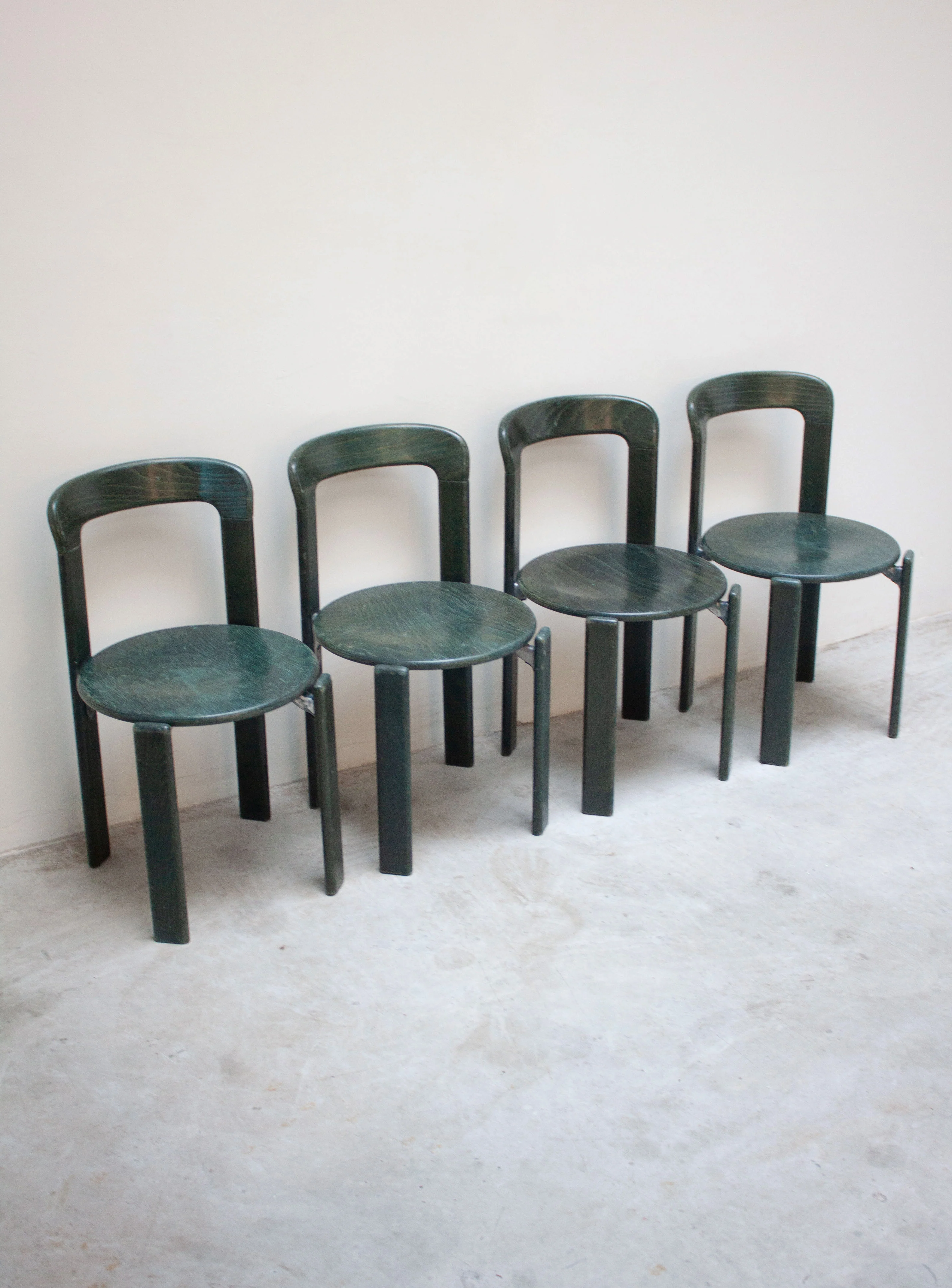 Kusch+Co Rey Dining Chairs by Bruno Rey (Dark Green)