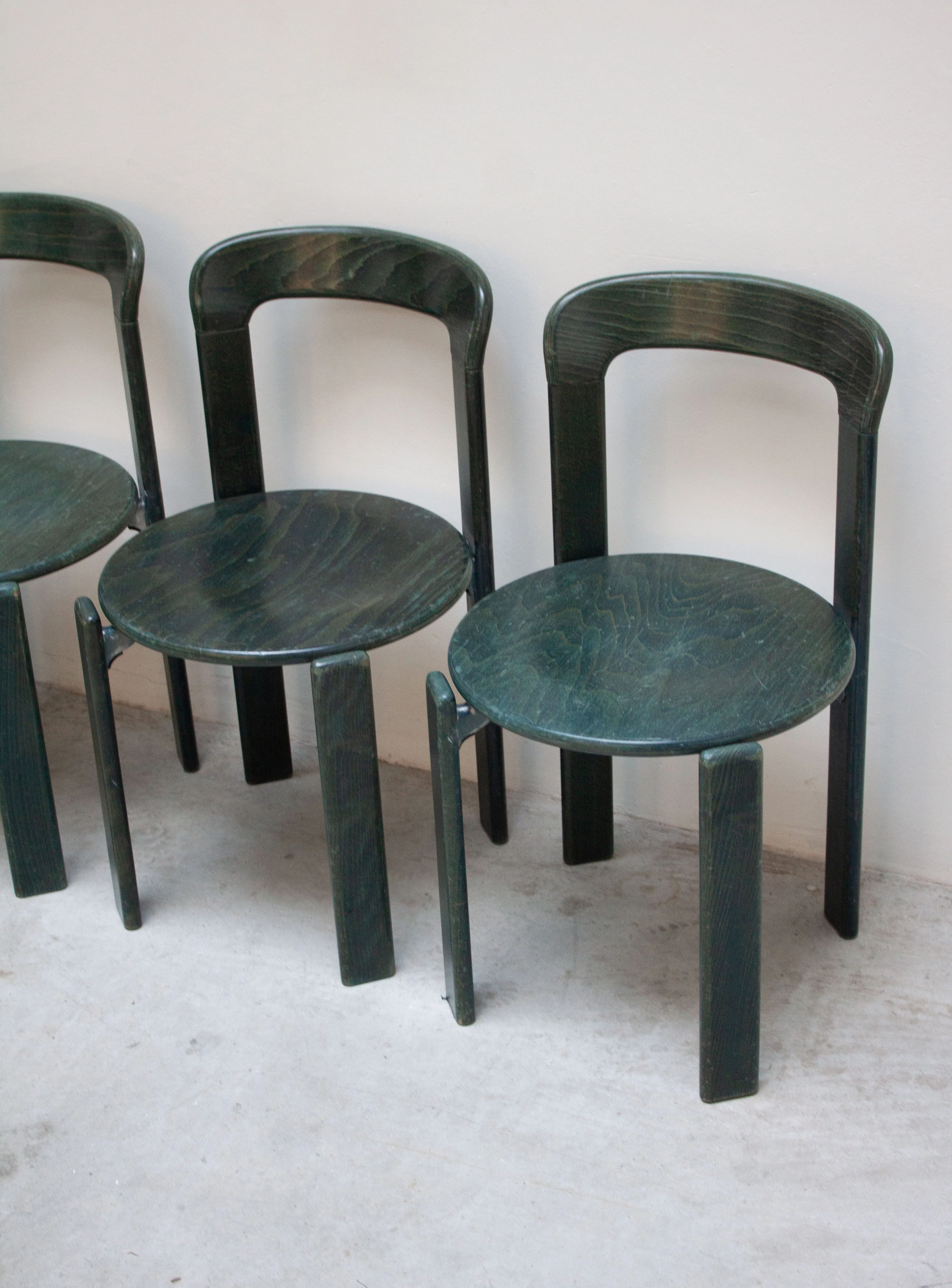 Kusch+Co Rey Dining Chairs by Bruno Rey (Dark Green) - Image 14
