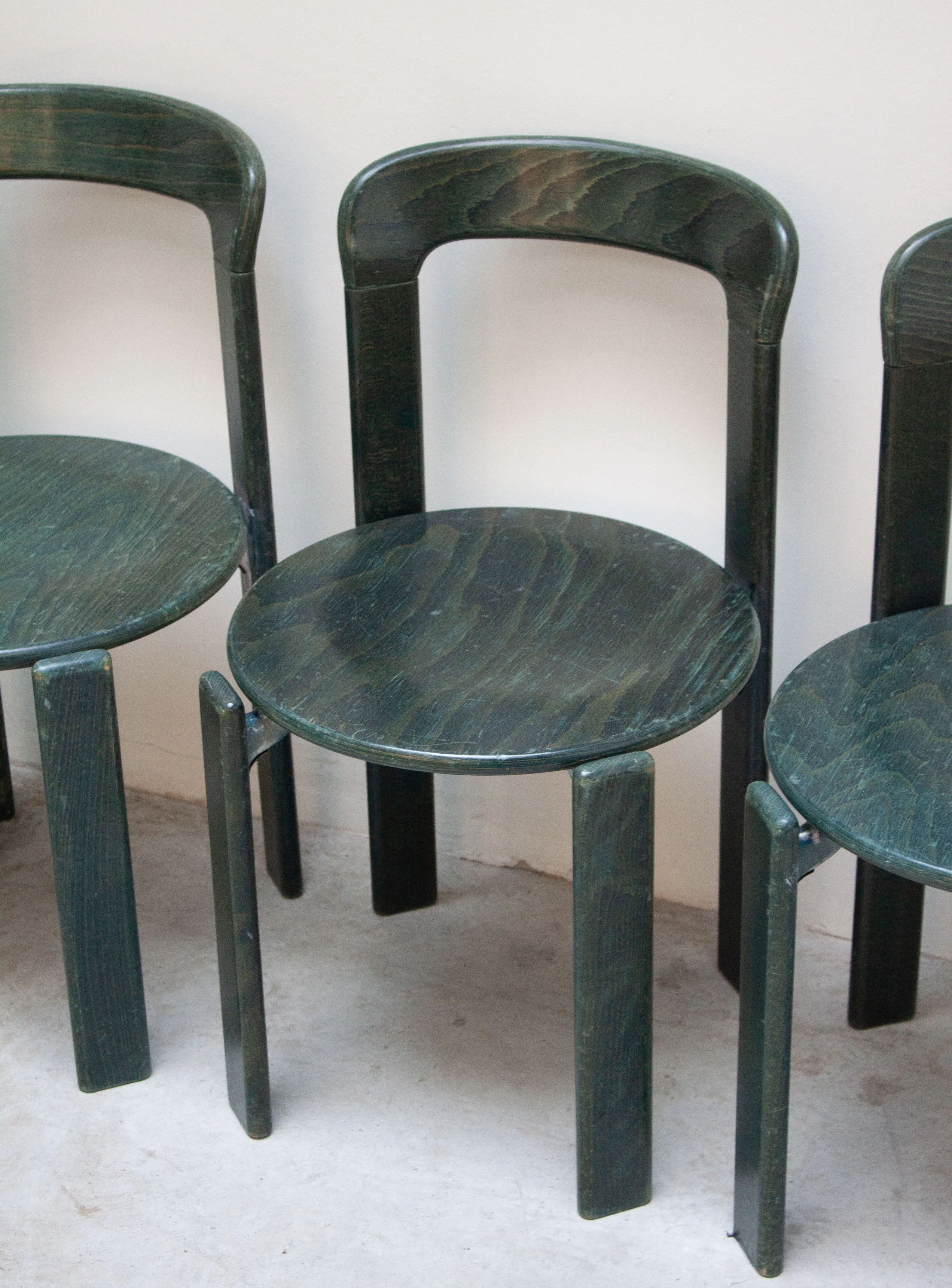 Kusch+Co Rey Dining Chairs by Bruno Rey (Dark Green) - Image 16