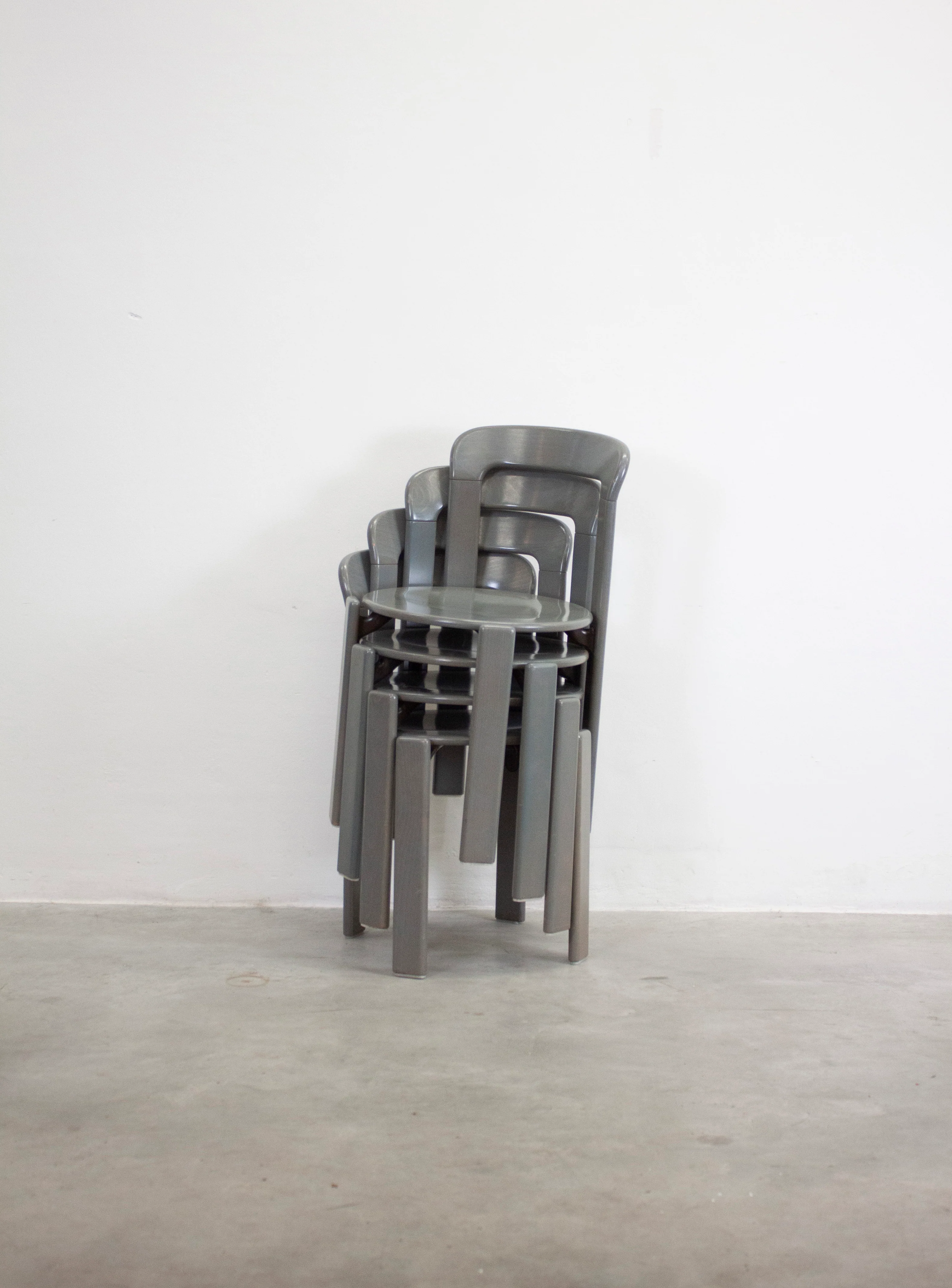 Kusch+Co Rey Dining Chairs by Bruno Rey (Grey) - Image 11