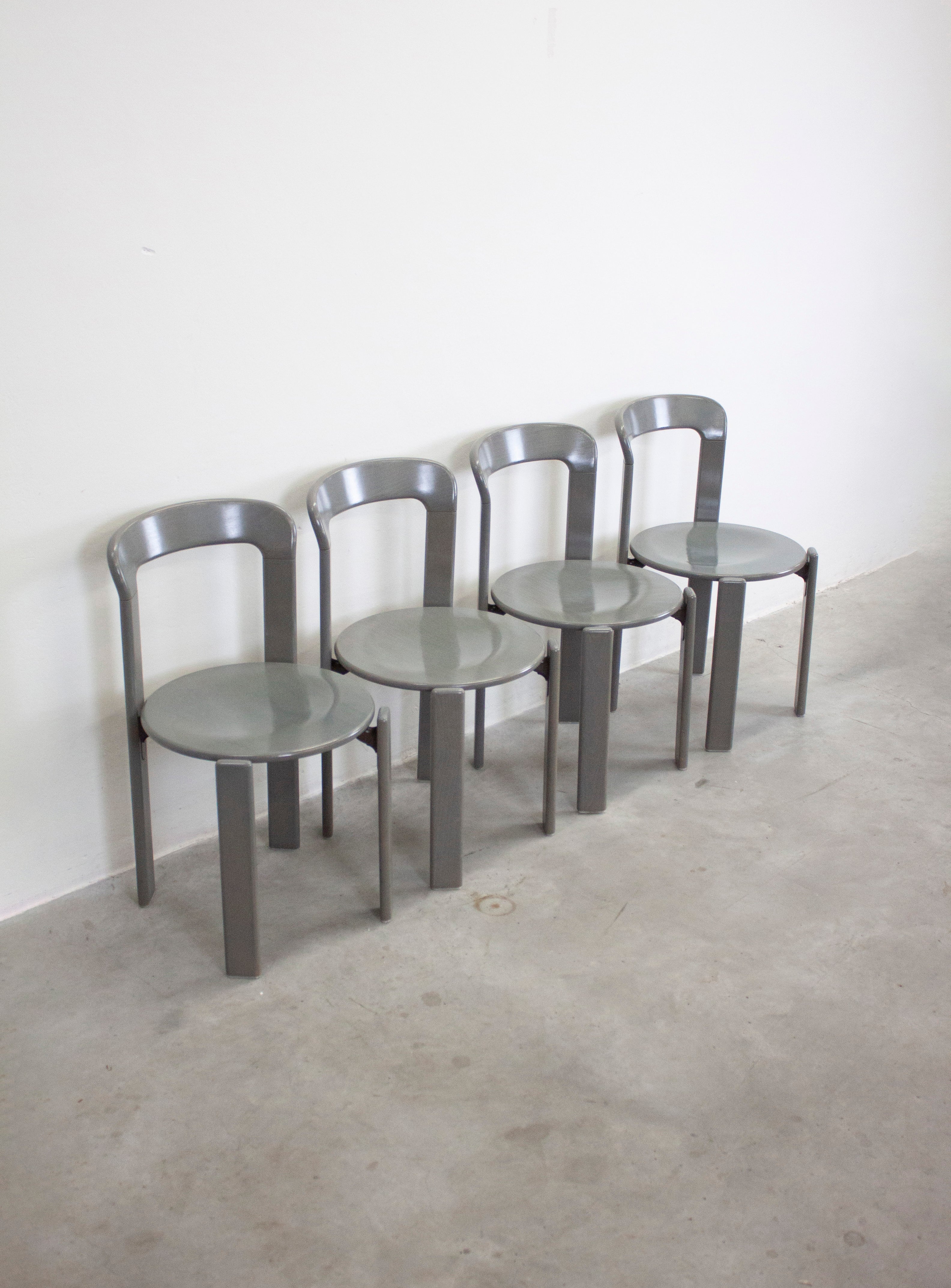 Kusch+Co Rey Dining Chairs by Bruno Rey (Grey) - Image 24
