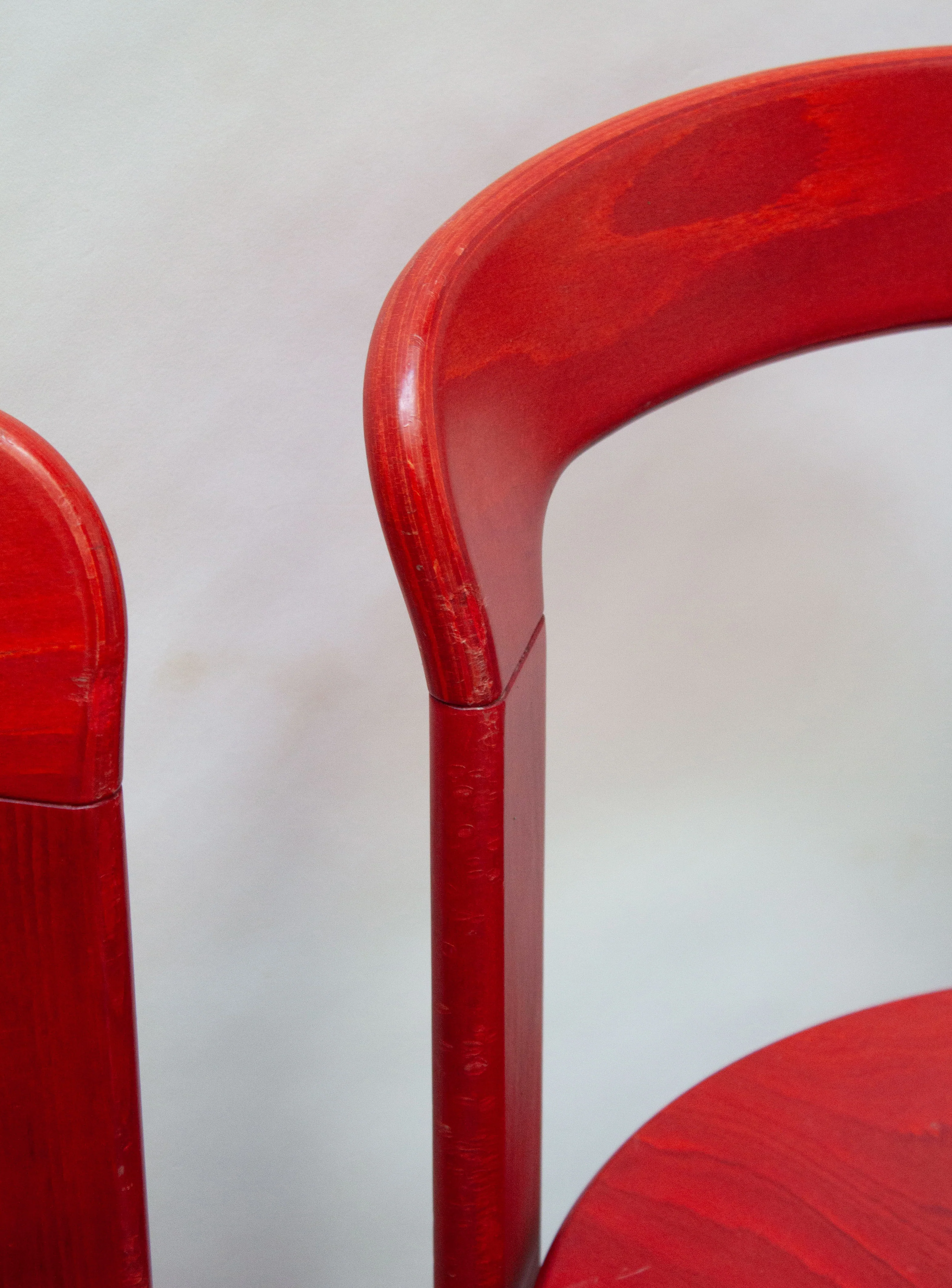 Kusch+Co Rey Dining Chairs by Bruno Rey (Red) - Image 6