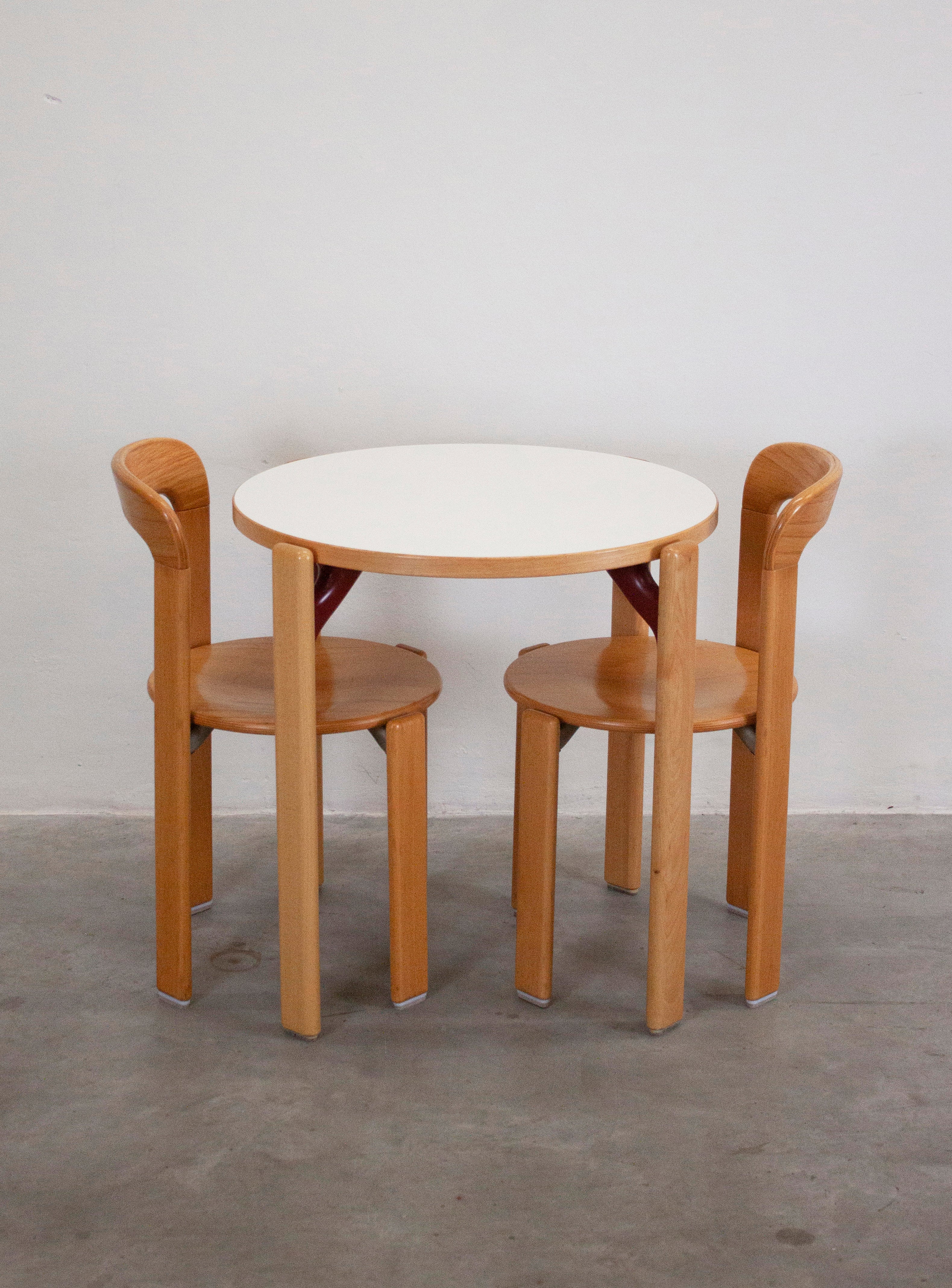 Kusch+Co Rey Dining Table by Bruno Rey (Ø70) - Image 6