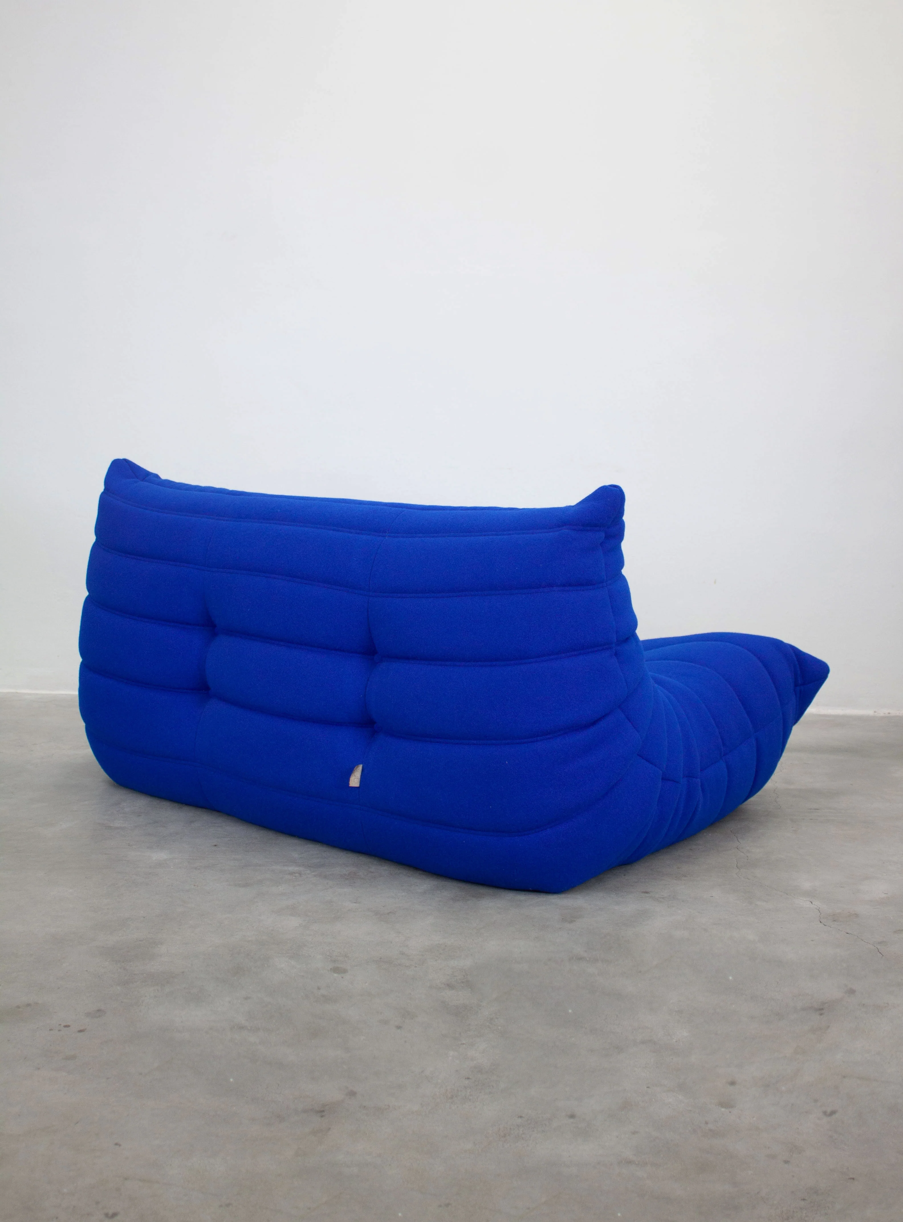 Ligne Roset Togo 2 Seater Sofa by Michel Ducaroy (Cobalt Blue) - Image 11