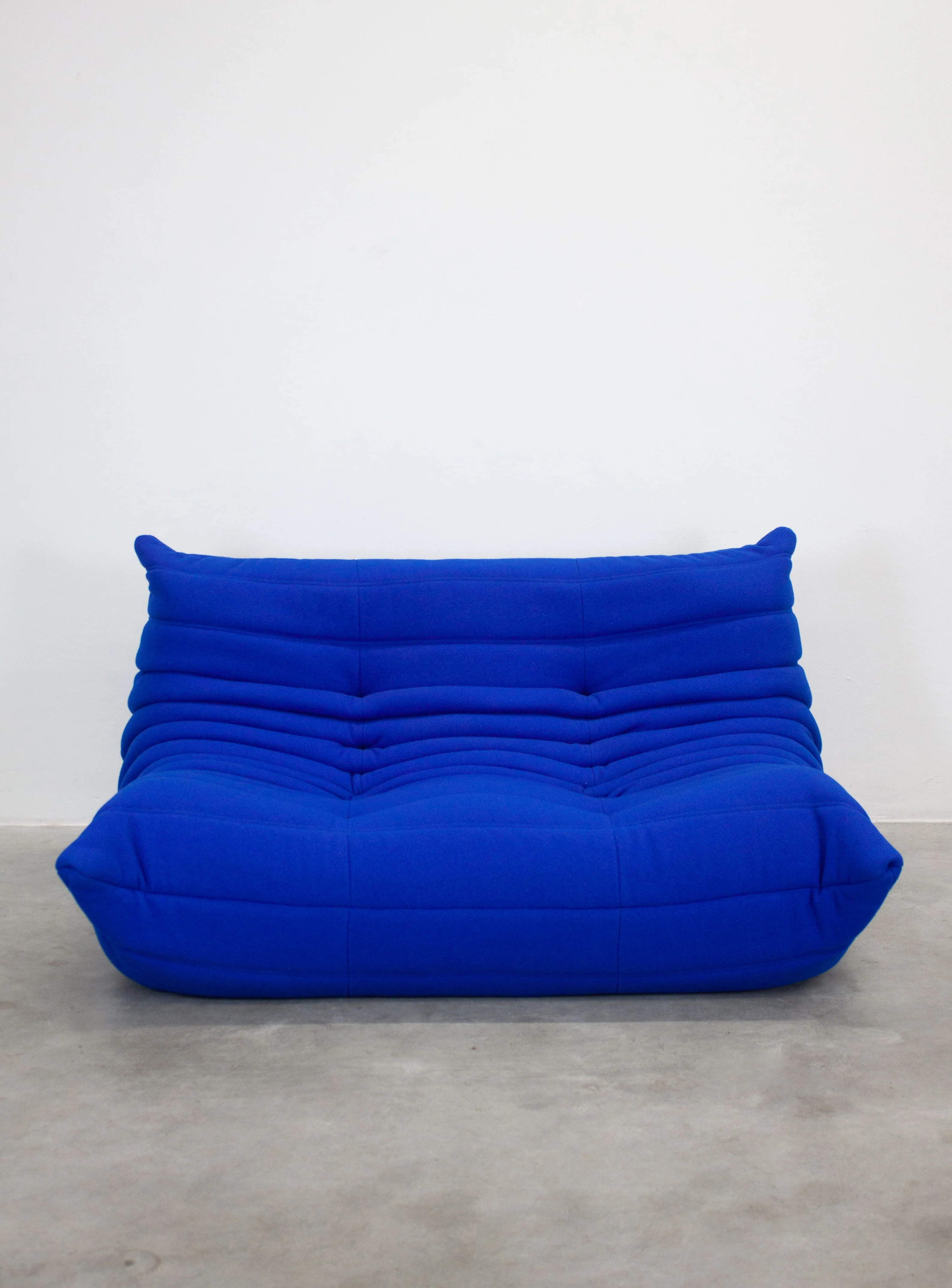 Ligne Roset Togo 2 Seater Sofa by Michel Ducaroy (Cobalt Blue) - Image 4