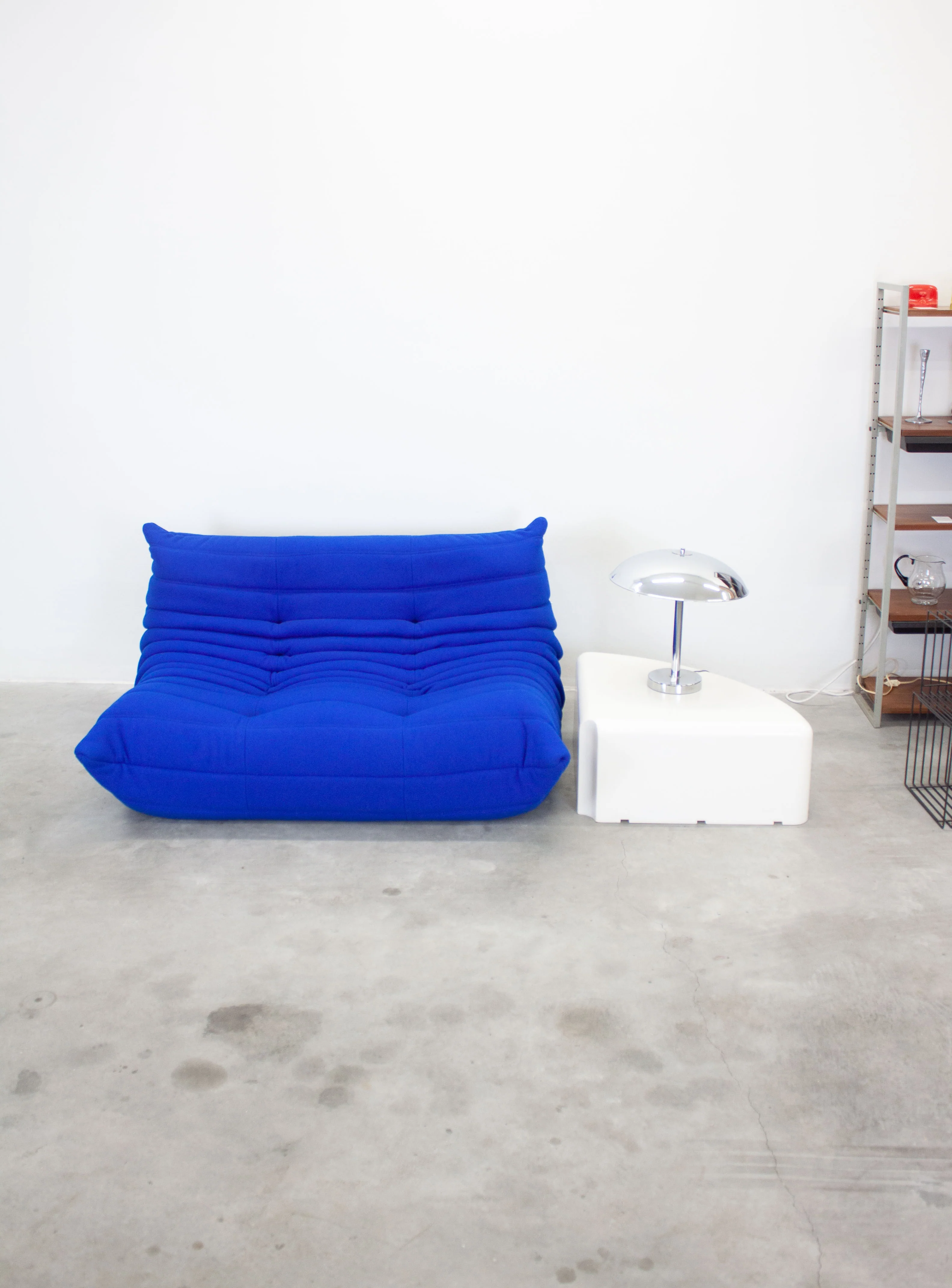 Ligne Roset Togo 2 Seater Sofa by Michel Ducaroy (Cobalt Blue) - Image 6