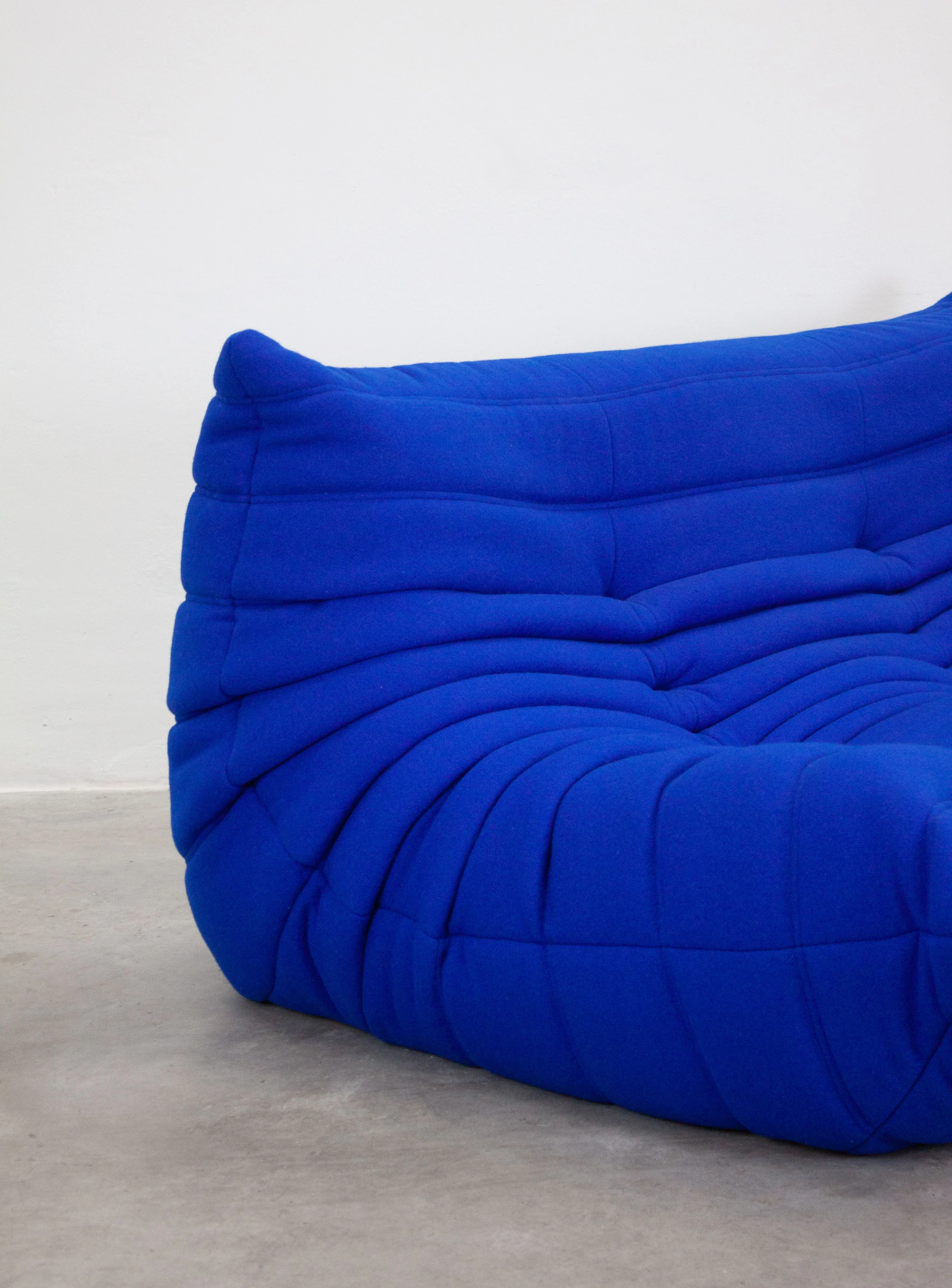Ligne Roset Togo 2 Seater Sofa by Michel Ducaroy (Cobalt Blue) - Image 8