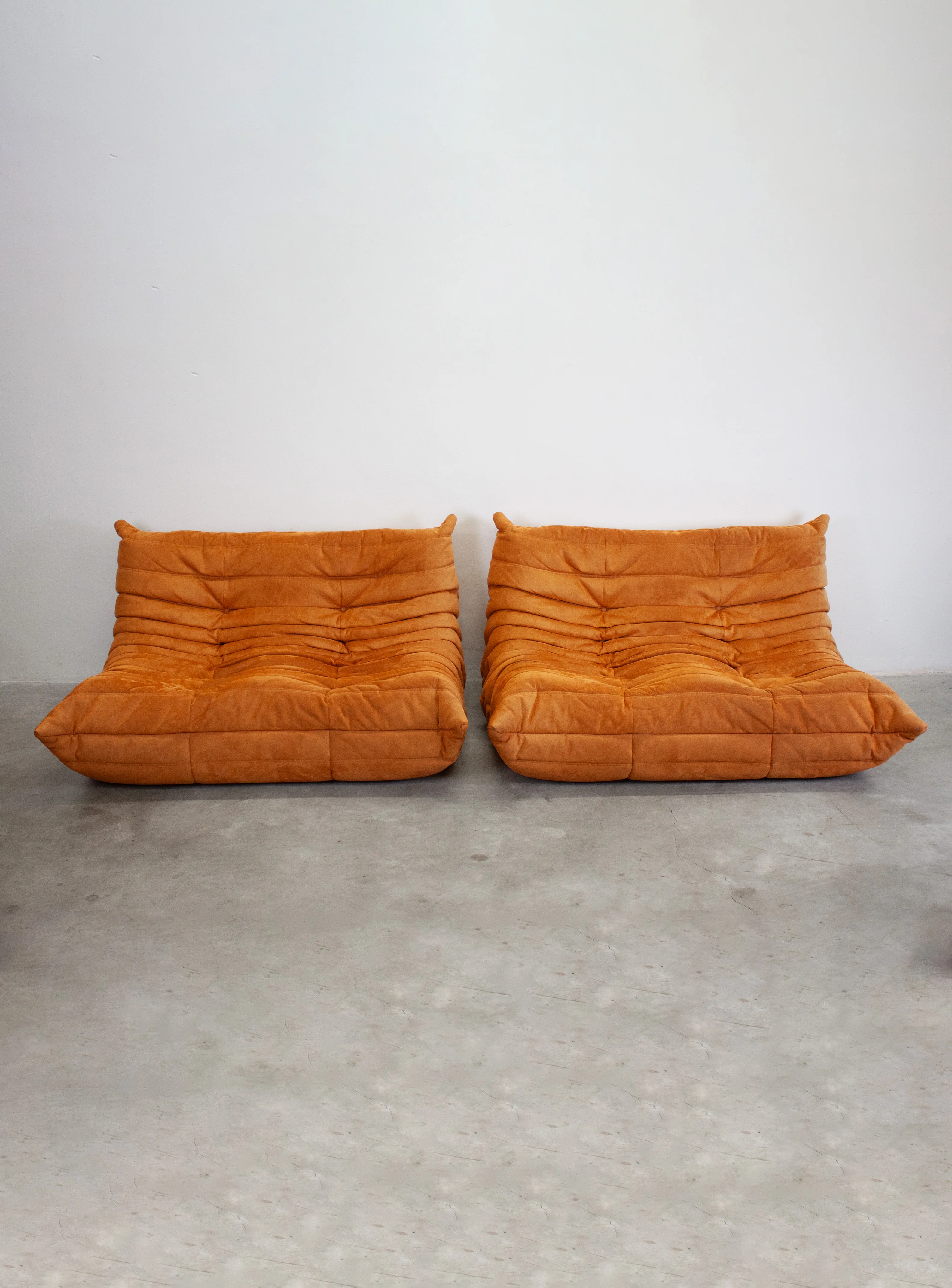 Ligne Roset Togo 2 Seater Sofa by Michel Ducaroy (Orange) - Image 10
