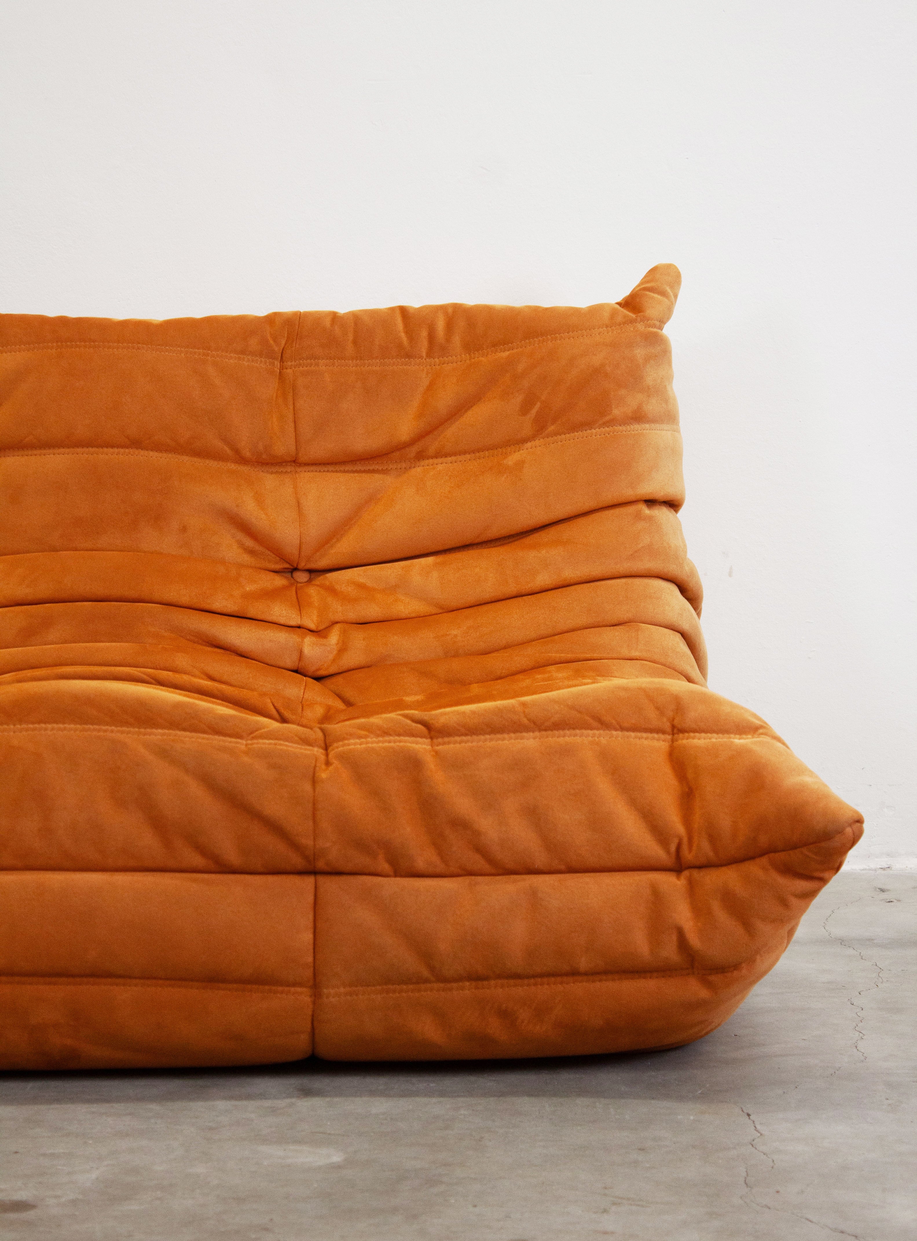 Ligne Roset Togo 2 Seater Sofa by Michel Ducaroy (Orange) - Image 12