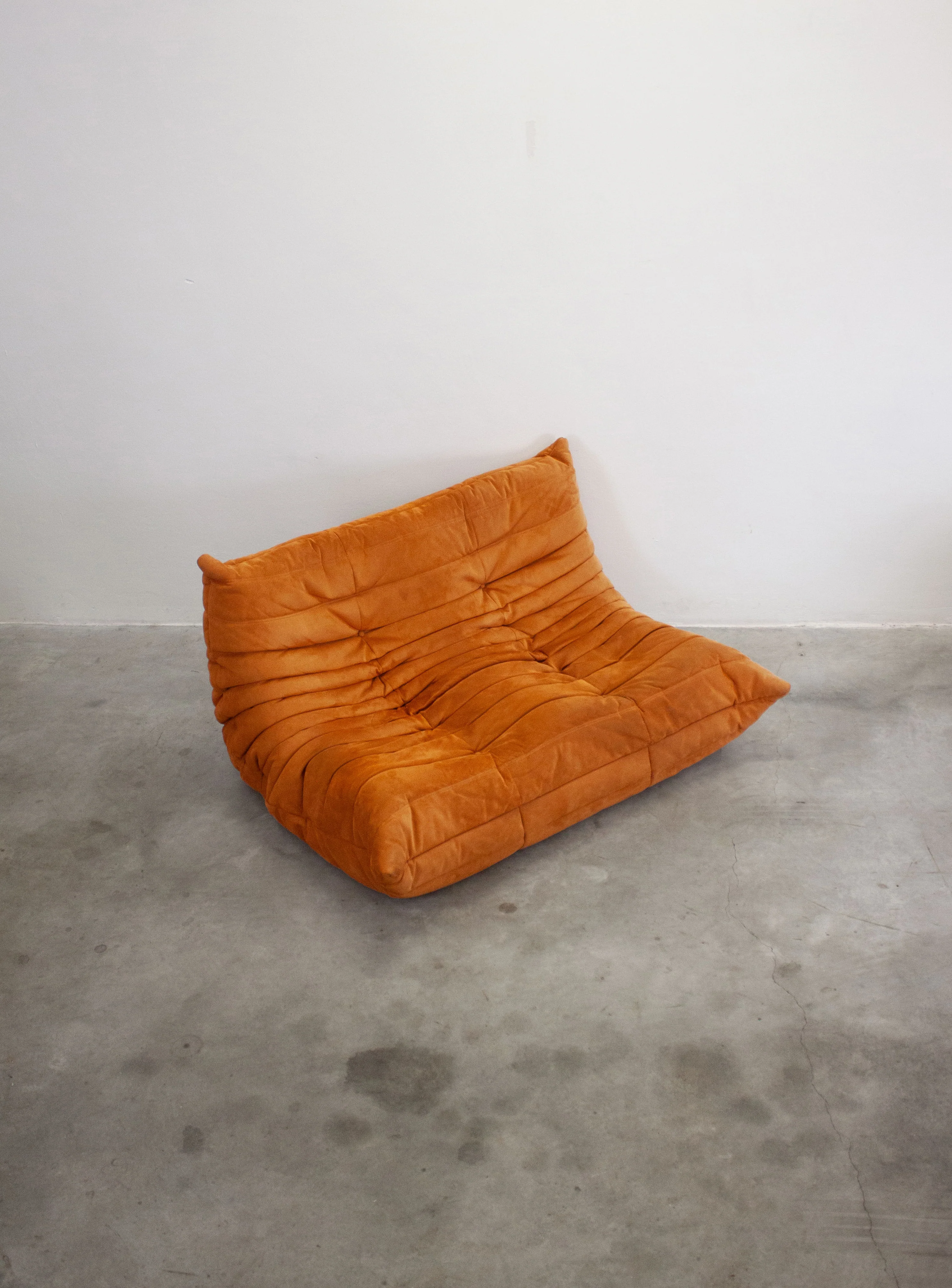 Ligne Roset Togo 2 Seater Sofa by Michel Ducaroy (Orange) - Image 17