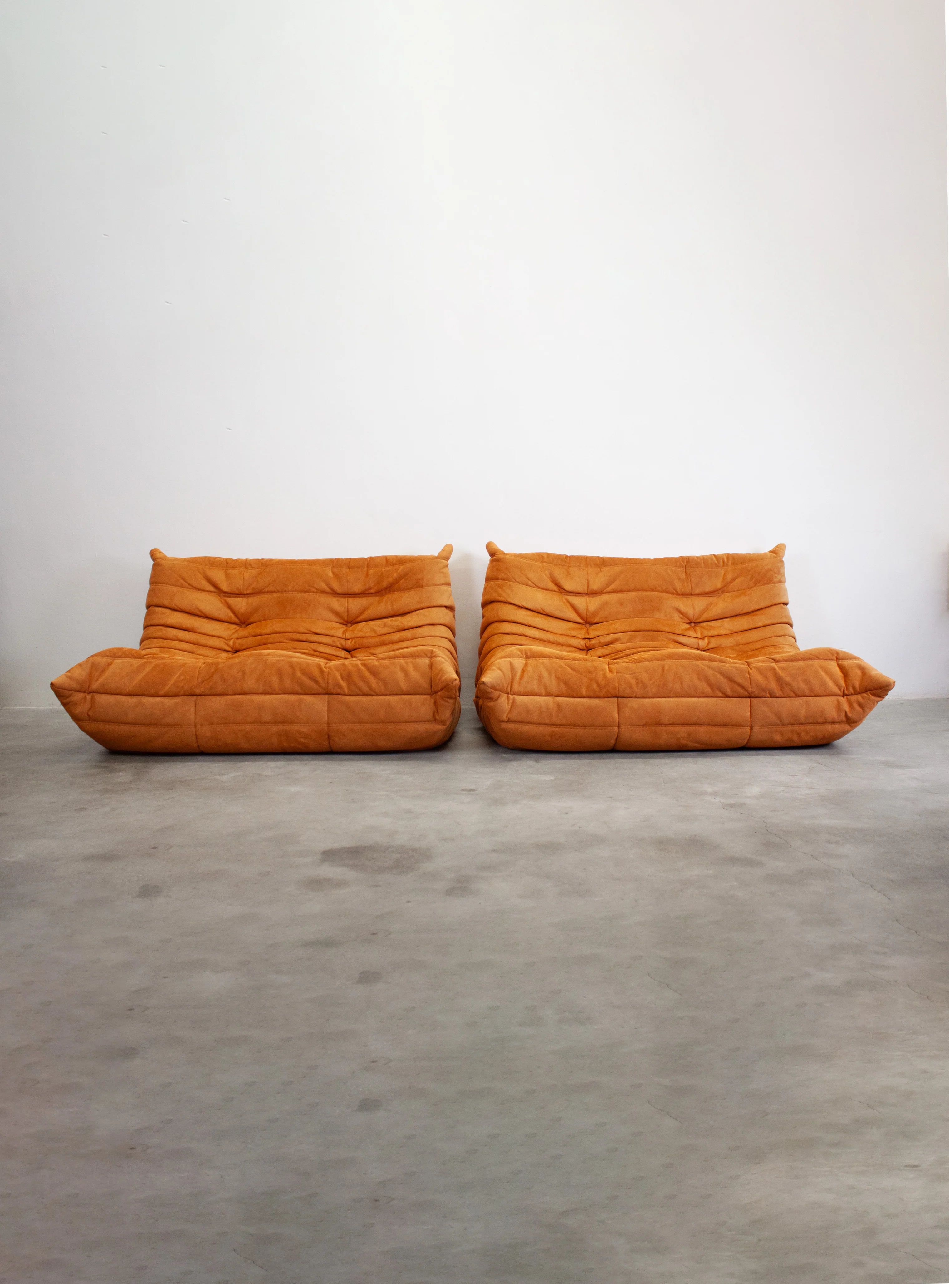 Ligne Roset Togo 2 Seater Sofa by Michel Ducaroy (Orange) - Image 2