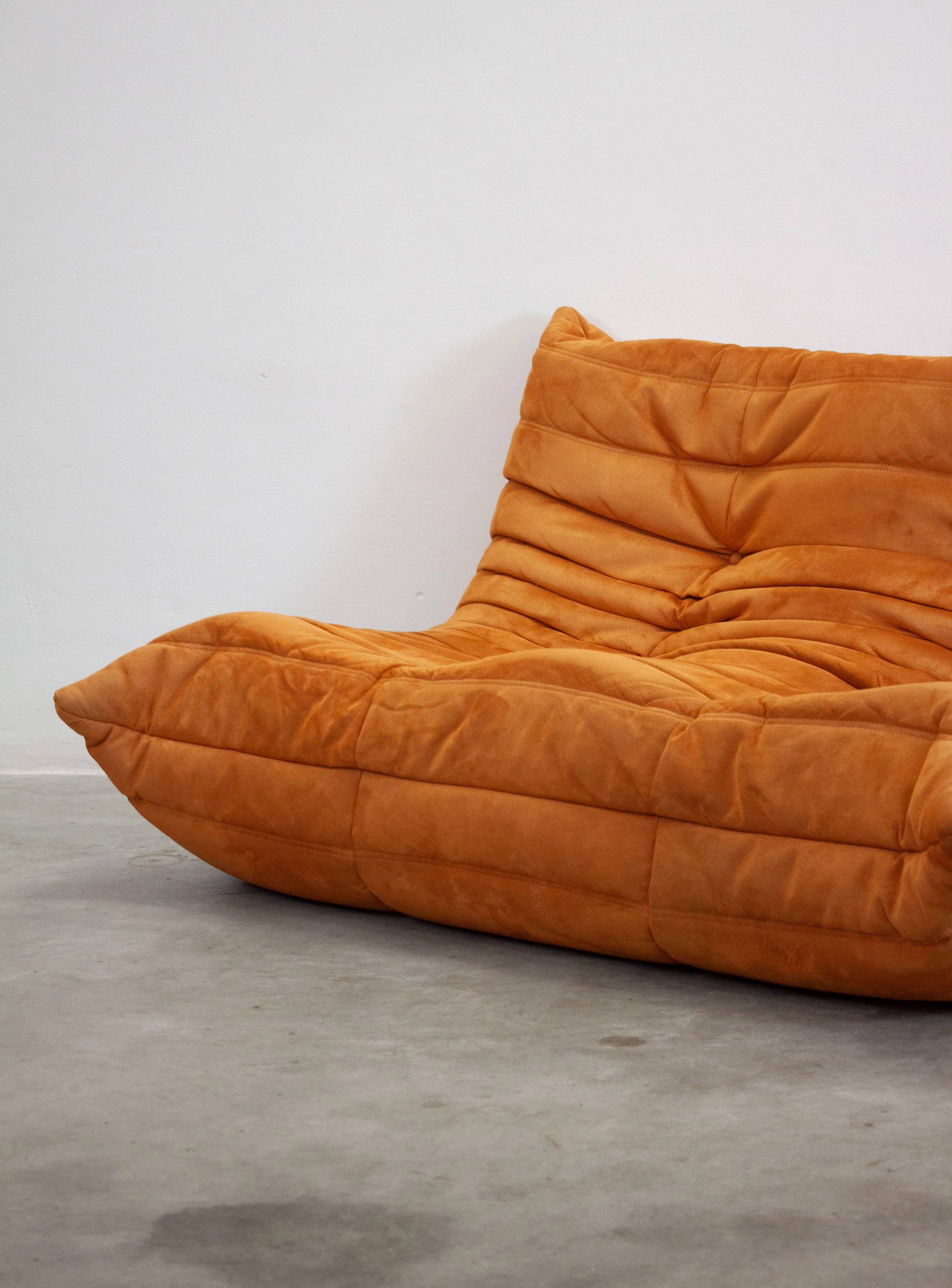 Ligne Roset Togo 2 Seater Sofa by Michel Ducaroy (Orange) - Image 21