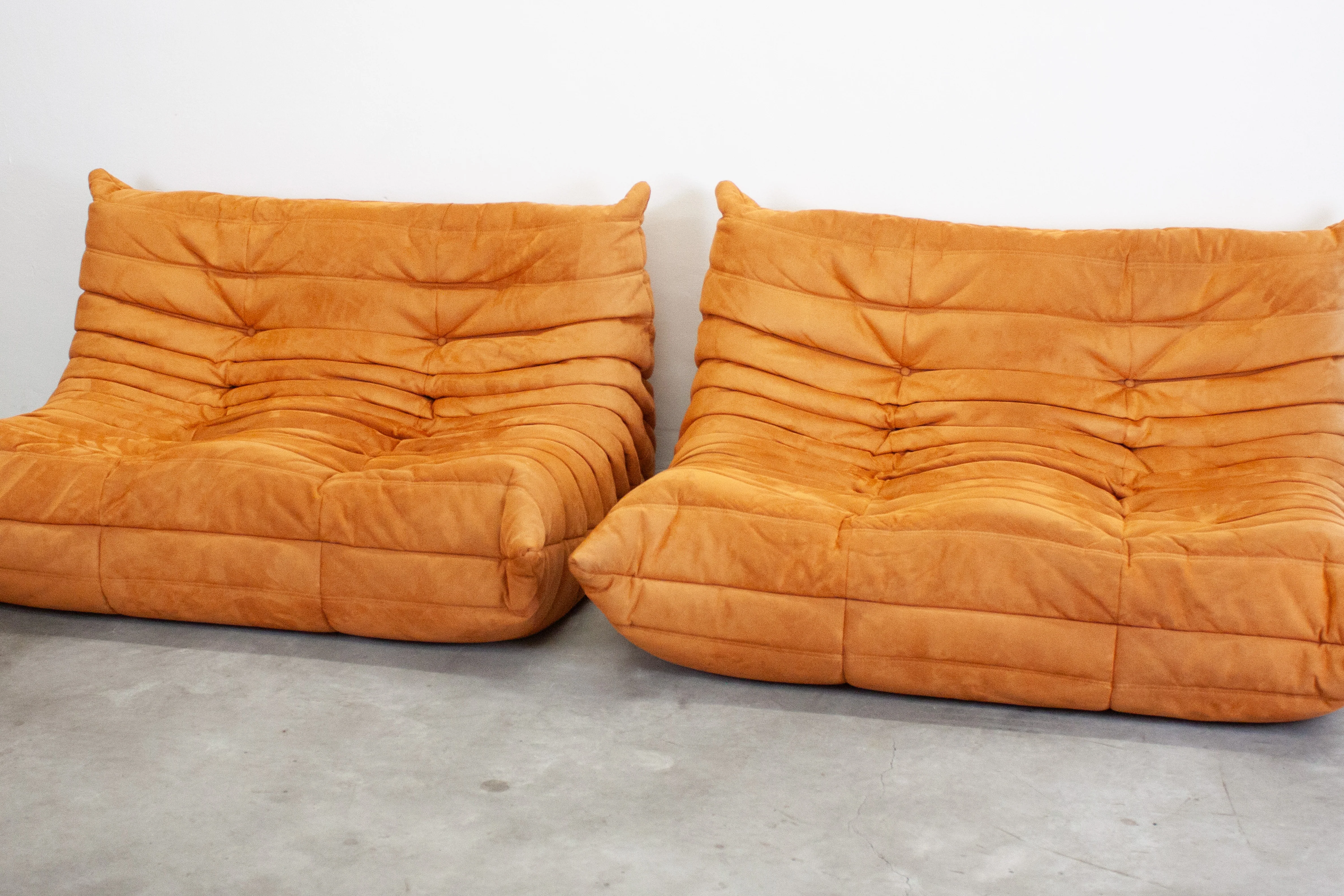 Ligne Roset Togo 2 Seater Sofa by Michel Ducaroy (Orange) - Image 28