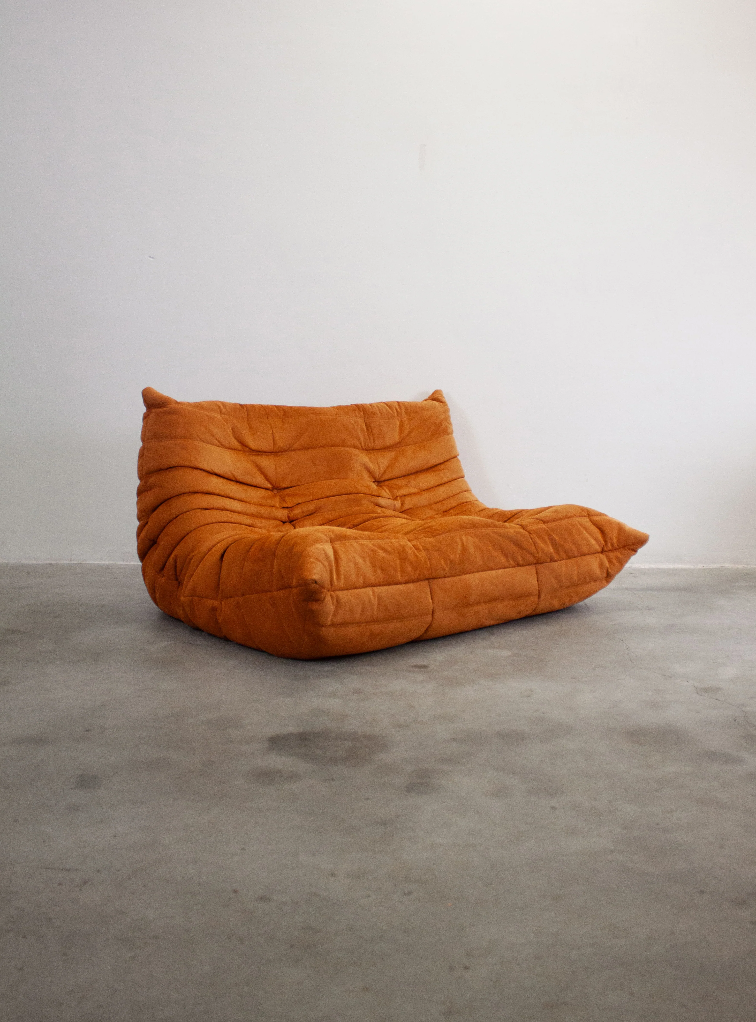 Ligne Roset Togo 2 Seater Sofa by Michel Ducaroy (Orange) - Image 4