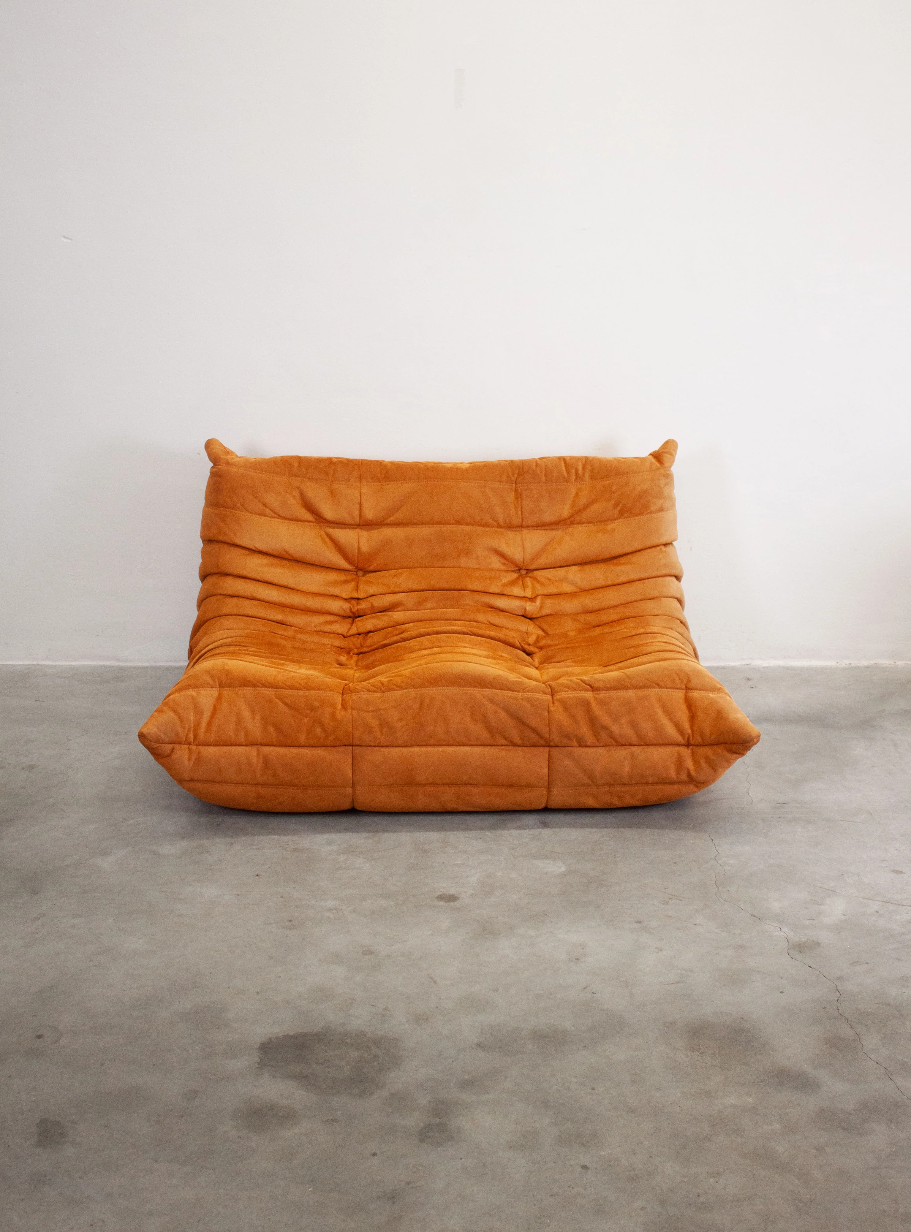 Ligne Roset Togo 2 Seater Sofa by Michel Ducaroy (Orange) - Image 6