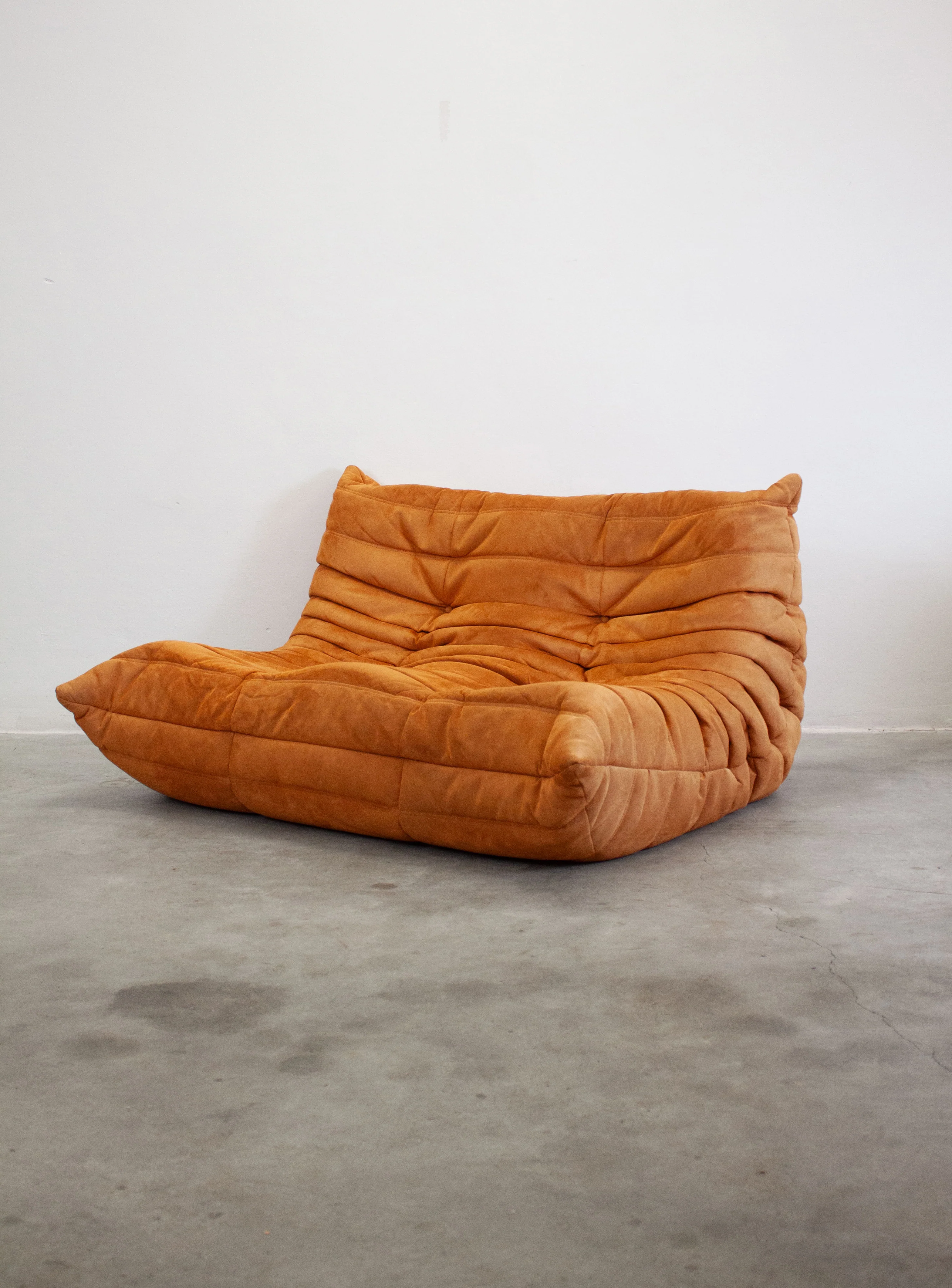 Ligne Roset Togo 2 Seater Sofa by Michel Ducaroy (Orange) - Image 8
