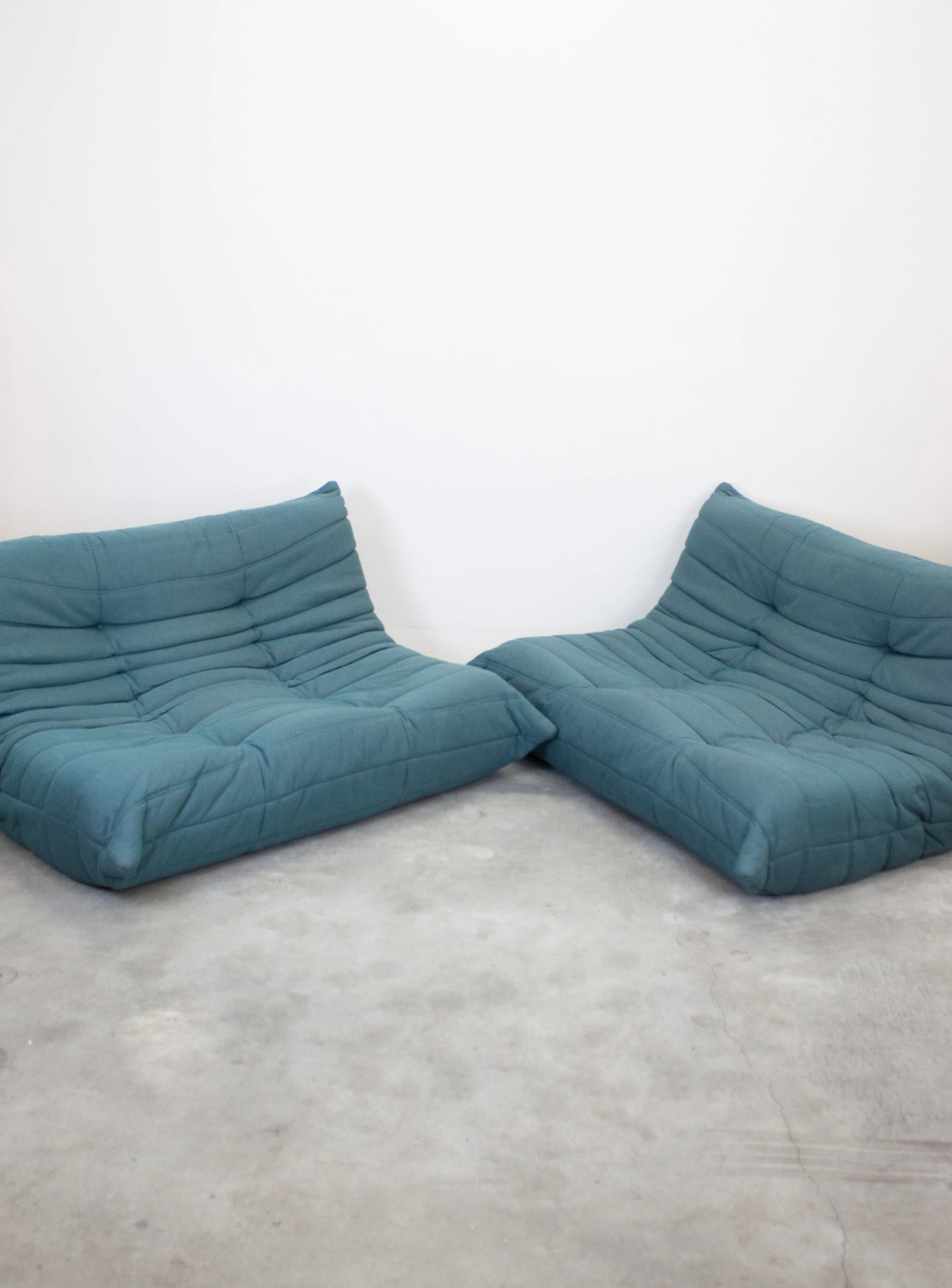 Ligne Roset Togo 2 Seater Sofa by Michel Ducaroy (Teal Green) - Image 2