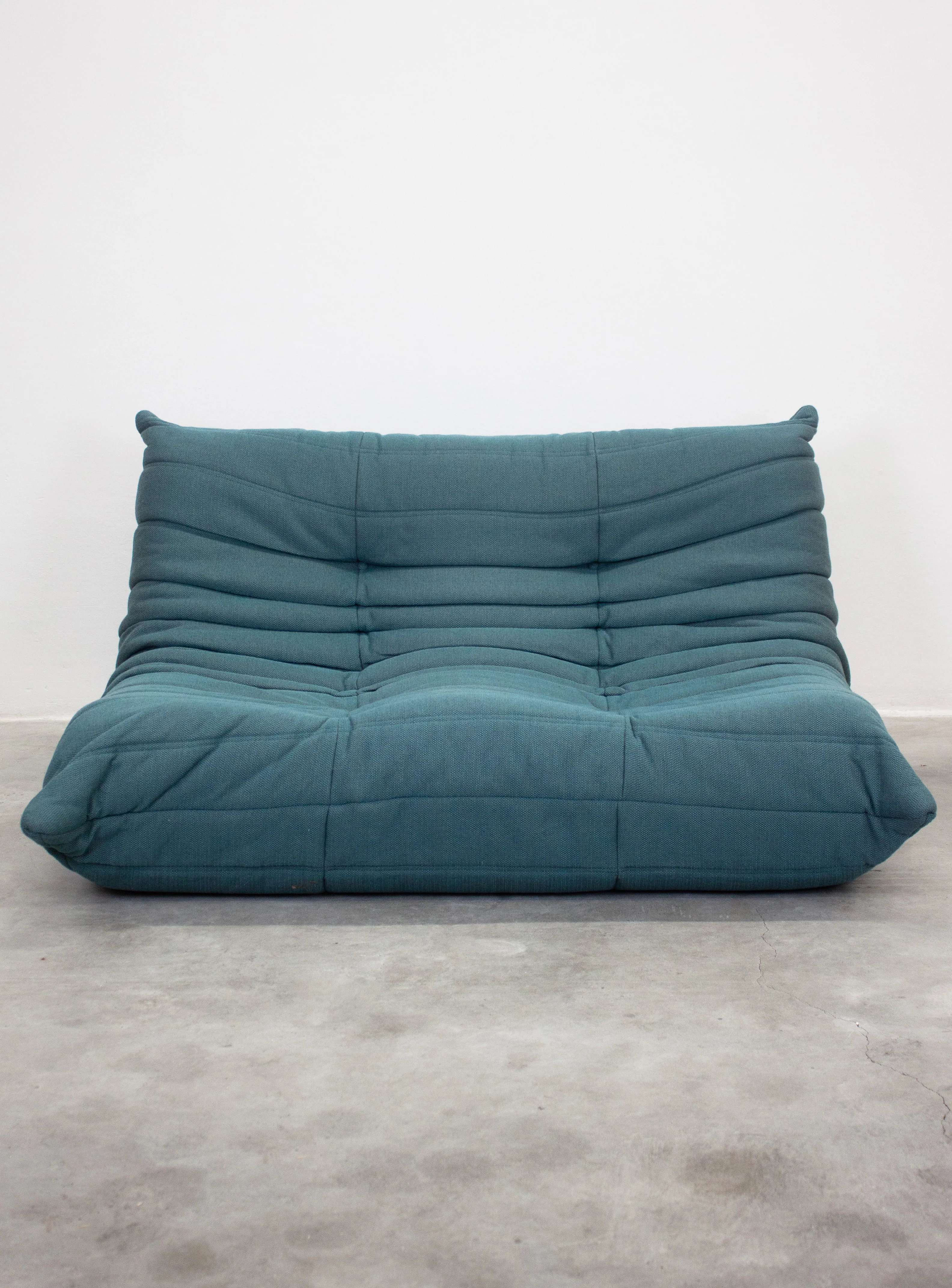 Ligne Roset Togo 2 Seater Sofa by Michel Ducaroy (Teal Green) - Image 3