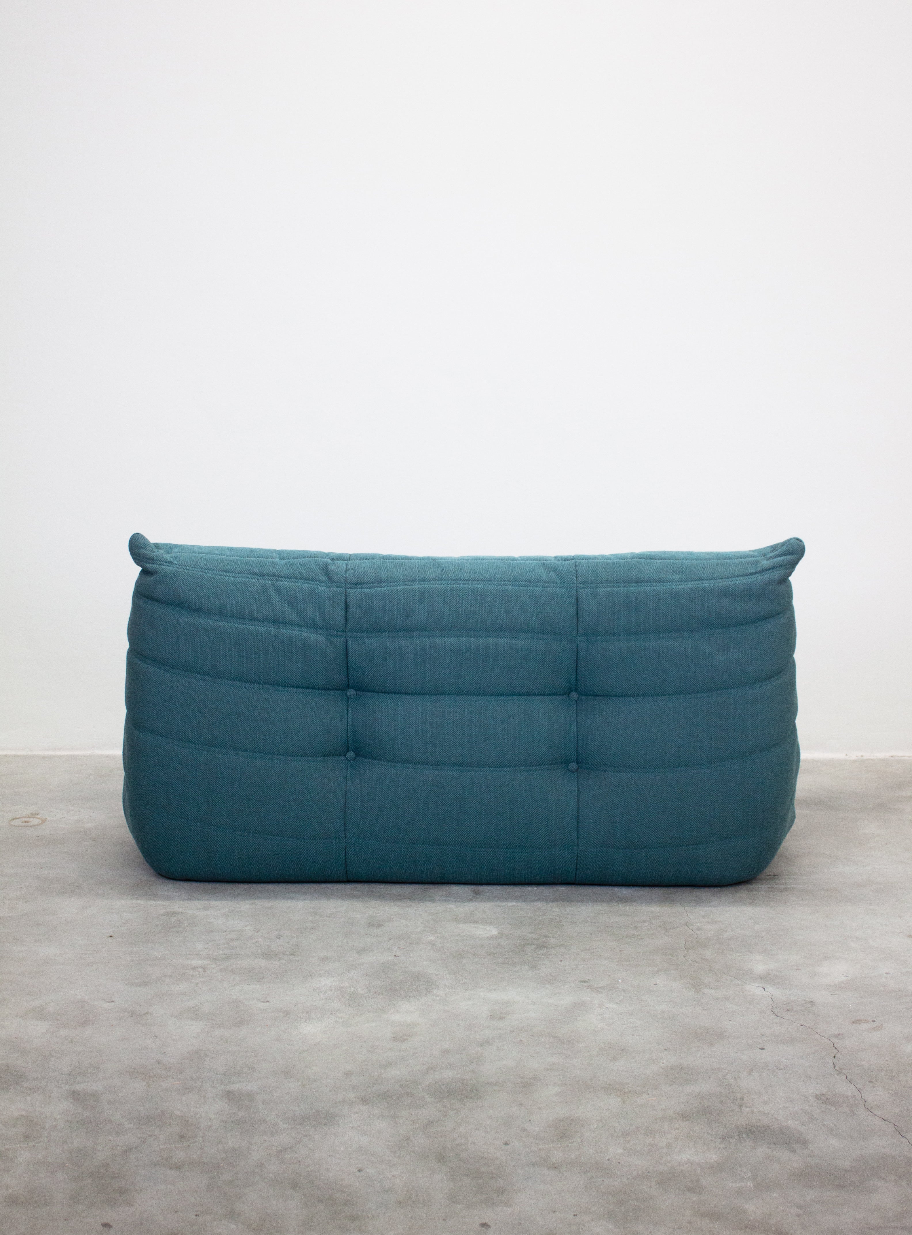 Ligne Roset Togo 2 Seater Sofa by Michel Ducaroy (Teal Green) - Image 4