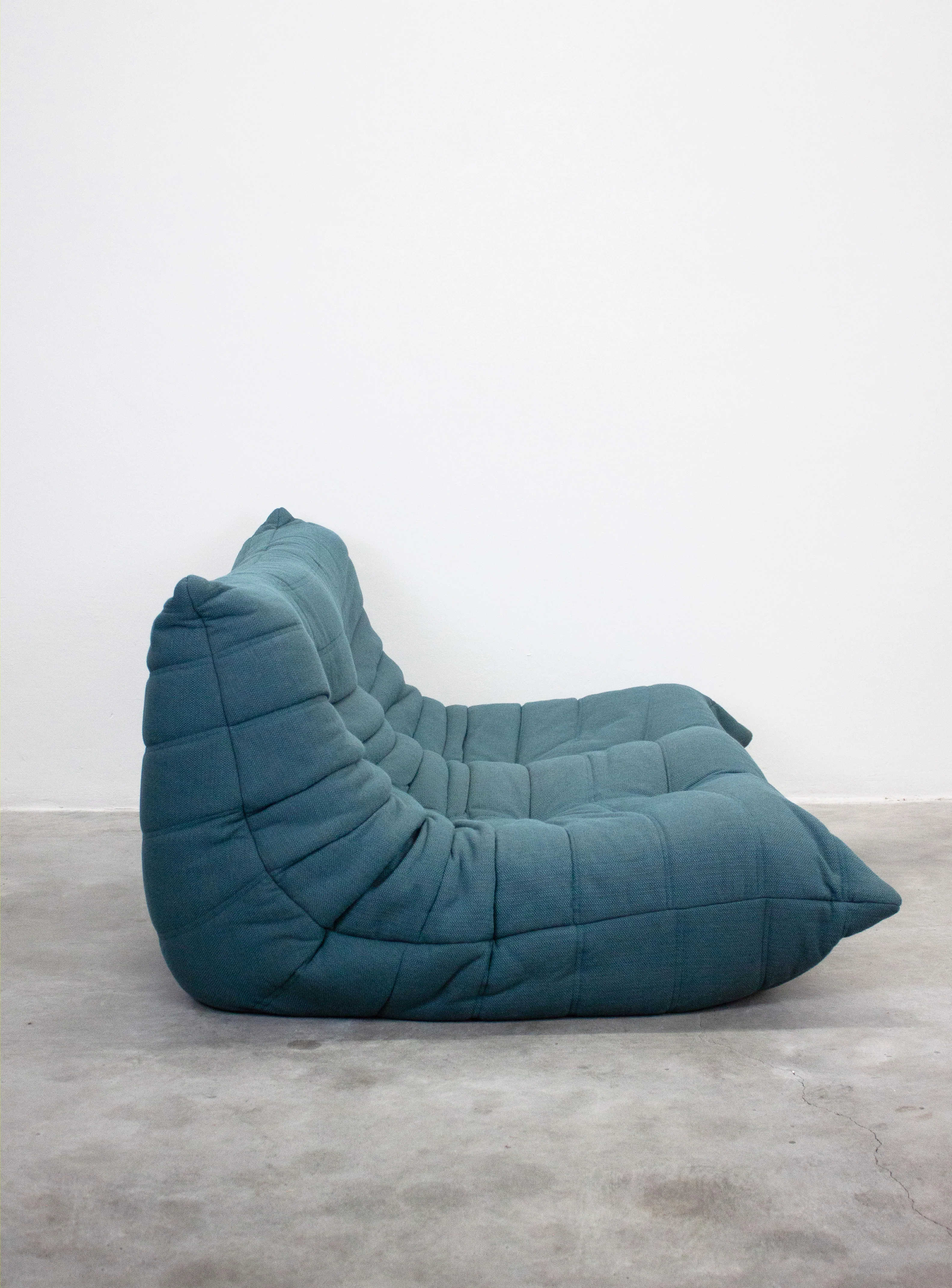 Ligne Roset Togo 2 Seater Sofa by Michel Ducaroy (Teal Green) - Image 6
