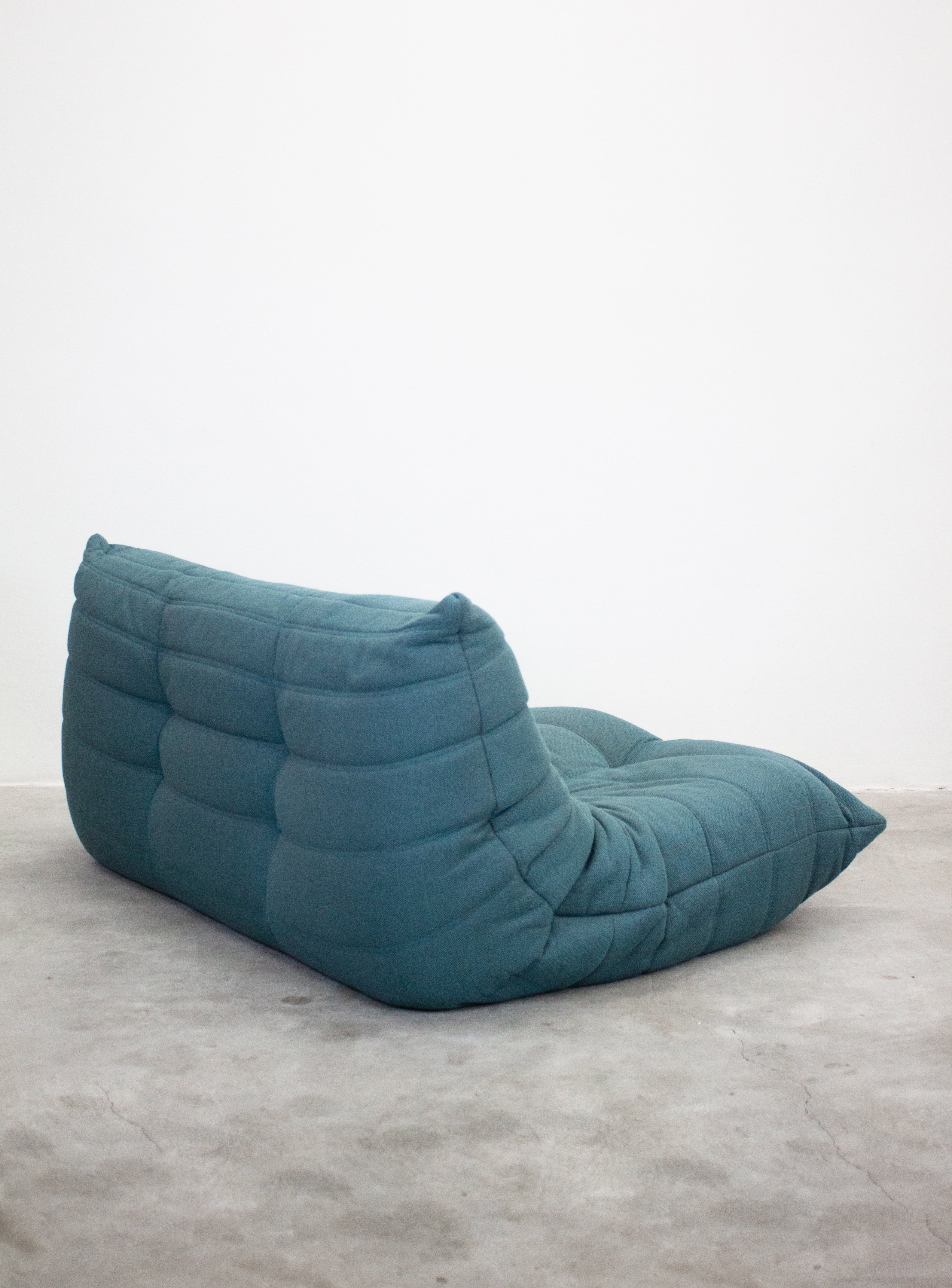 Ligne Roset Togo 2 Seater Sofa by Michel Ducaroy (Teal Green) - Image 7