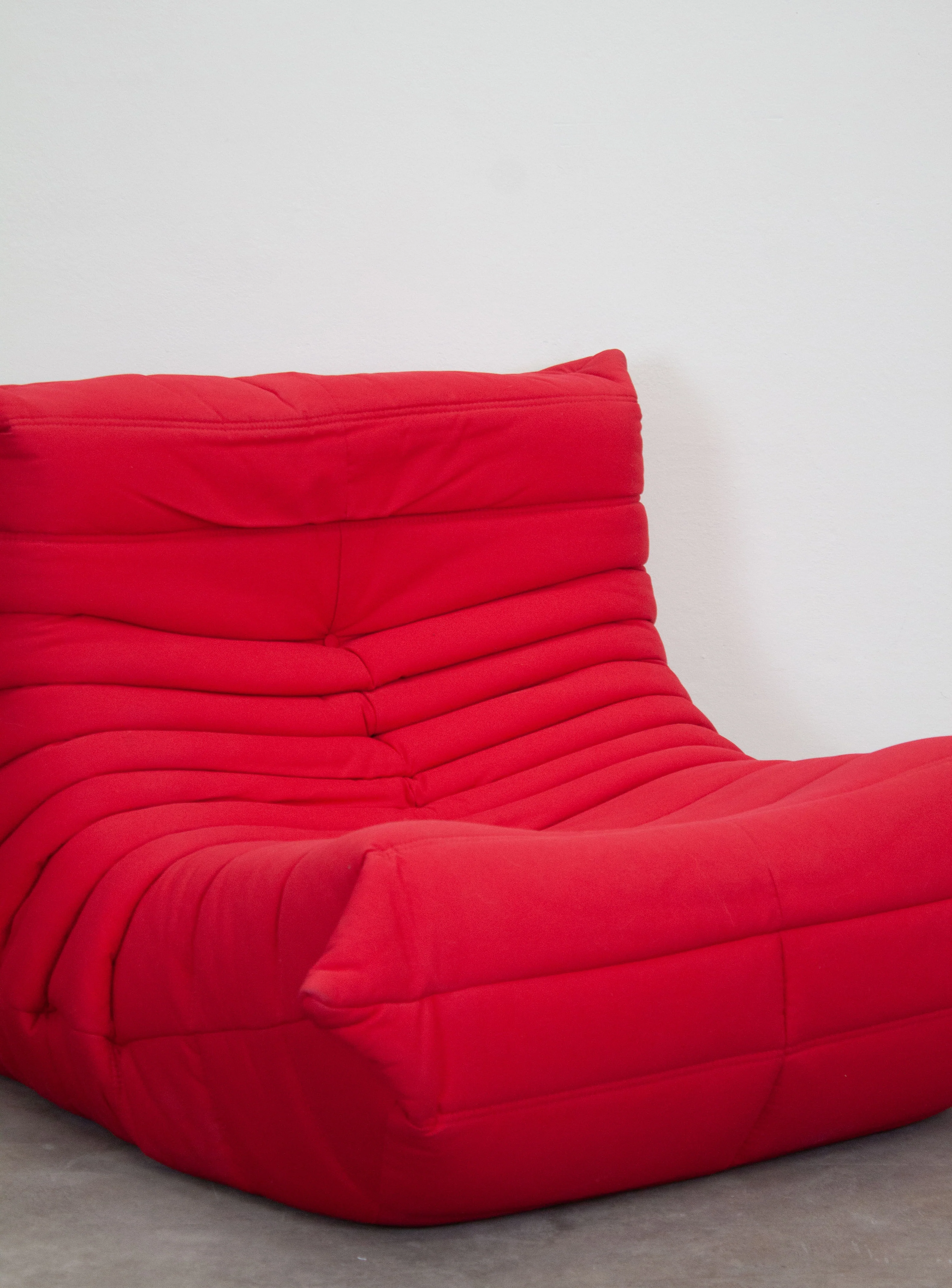 Ligne Roset Togo Lounge Chair by Micheal Ducaroy (Red) - Image 8