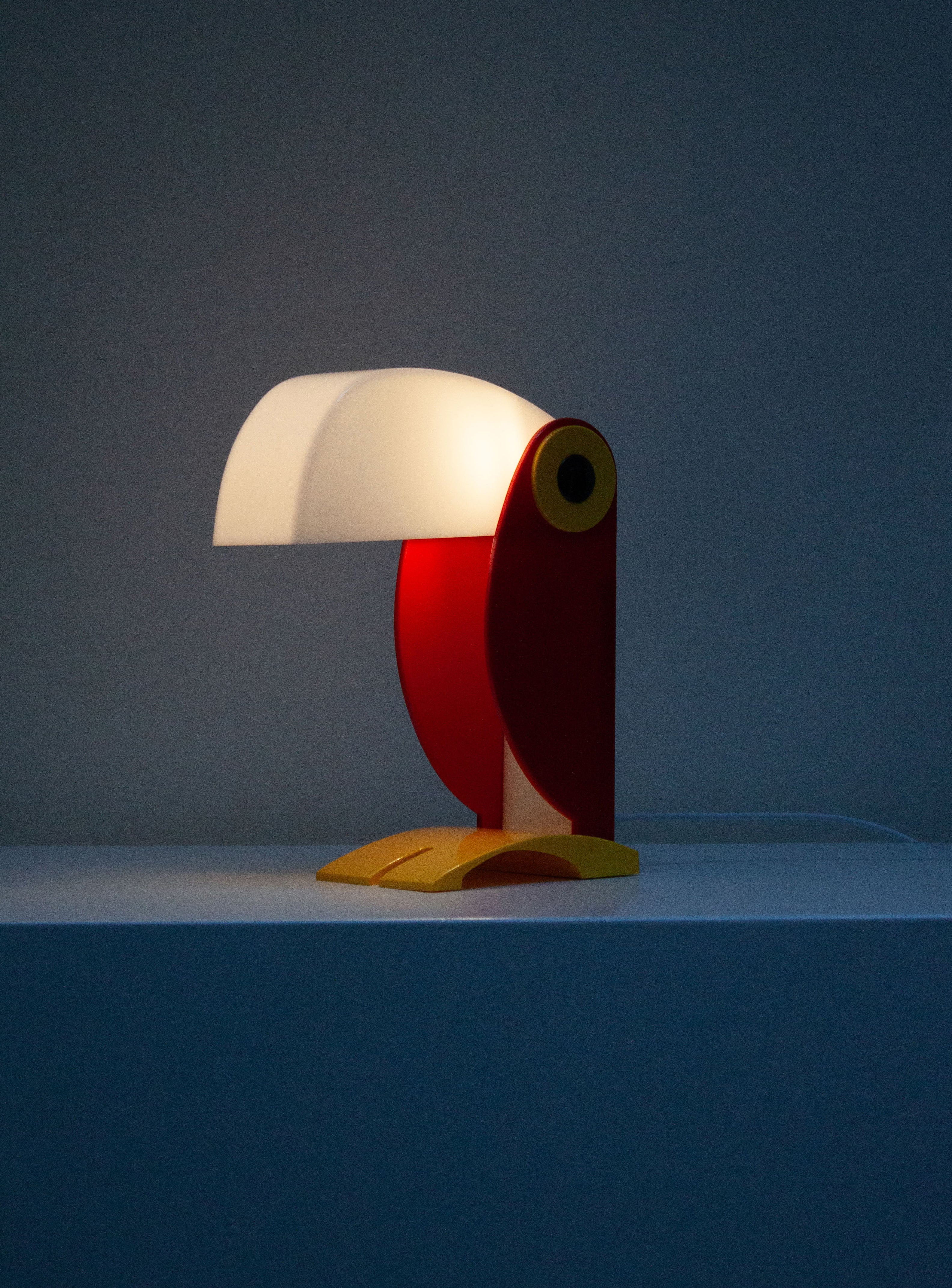 Linea Zero Toucan Desk Lamp by Enea Ferrari (Red) - Image 12