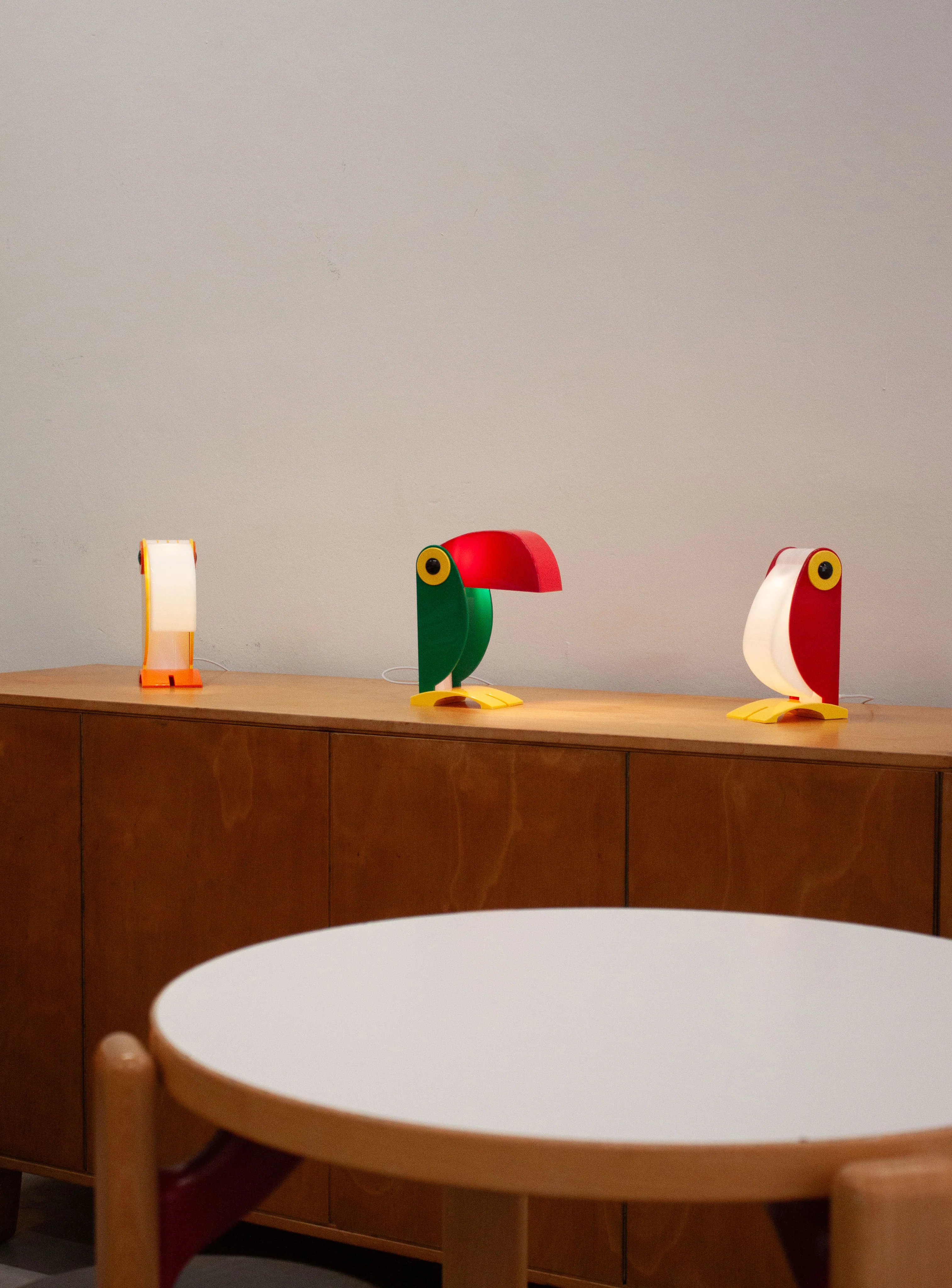 Linea Zero Toucan Desk Lamp by Enea Ferrari (Red) - Image 25