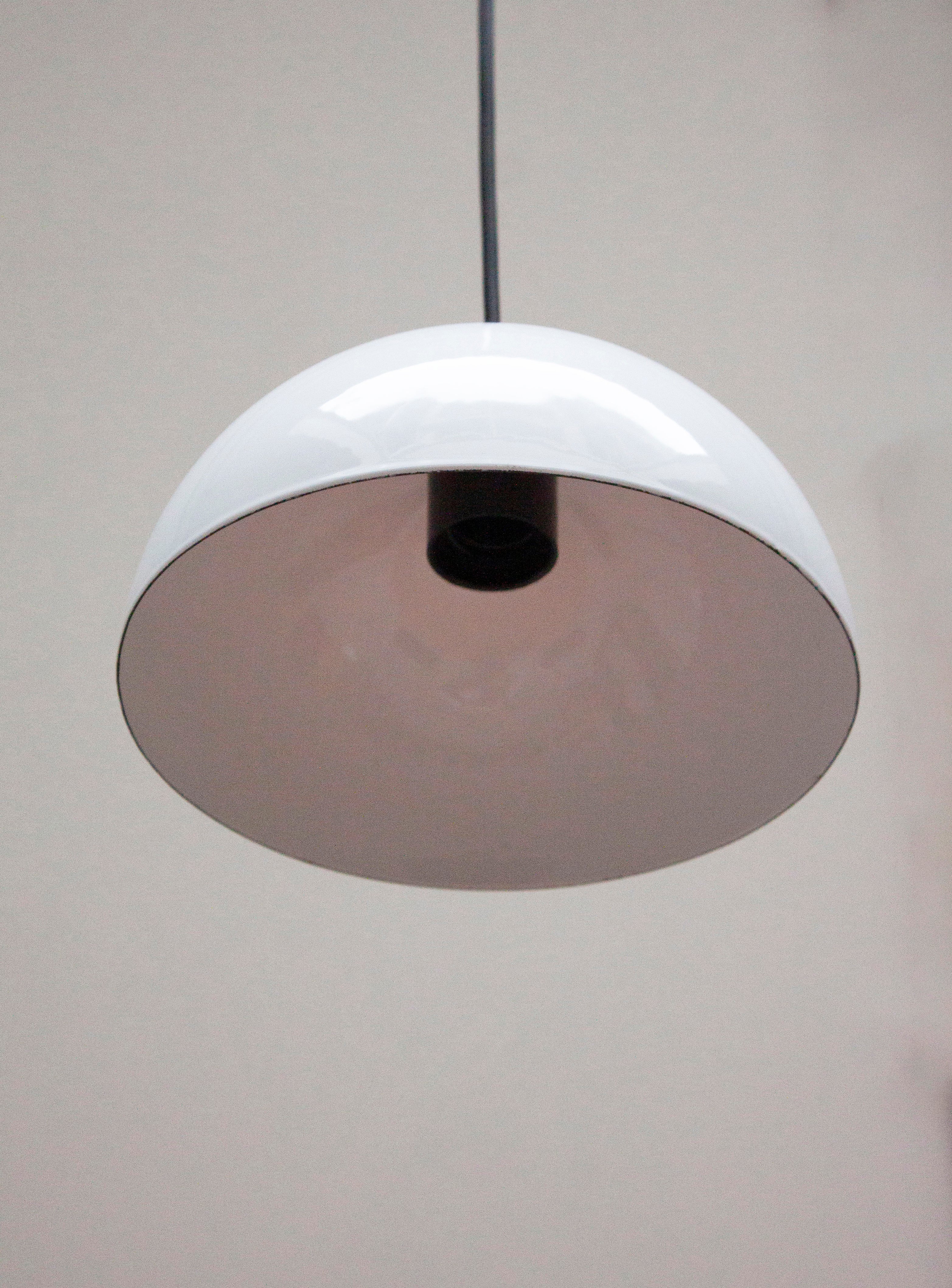 Louis Poulsen Pendant Lamp by Verner Panton (White) - Image 4