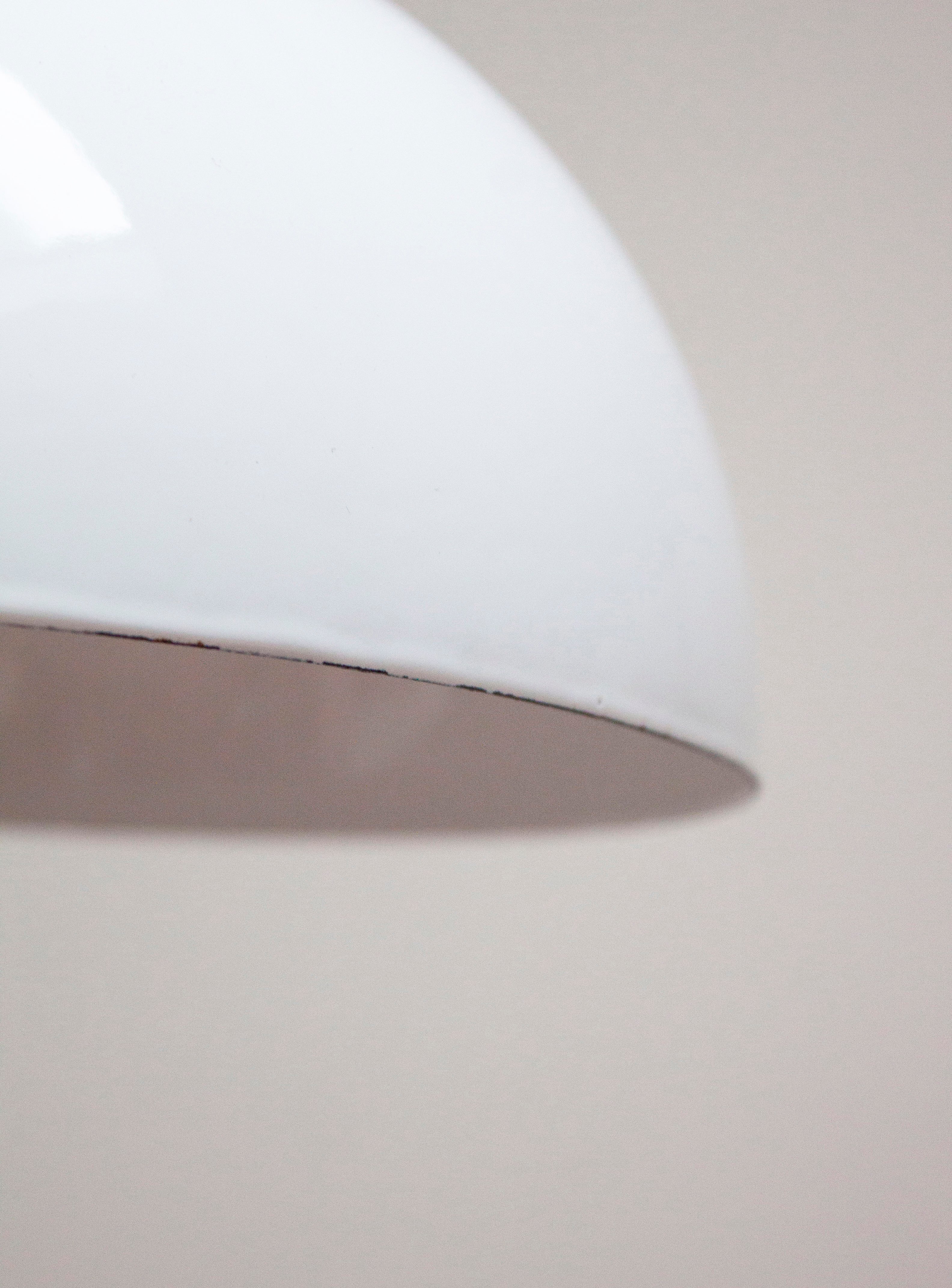 Louis Poulsen Pendant Lamp by Verner Panton (White) - Image 7