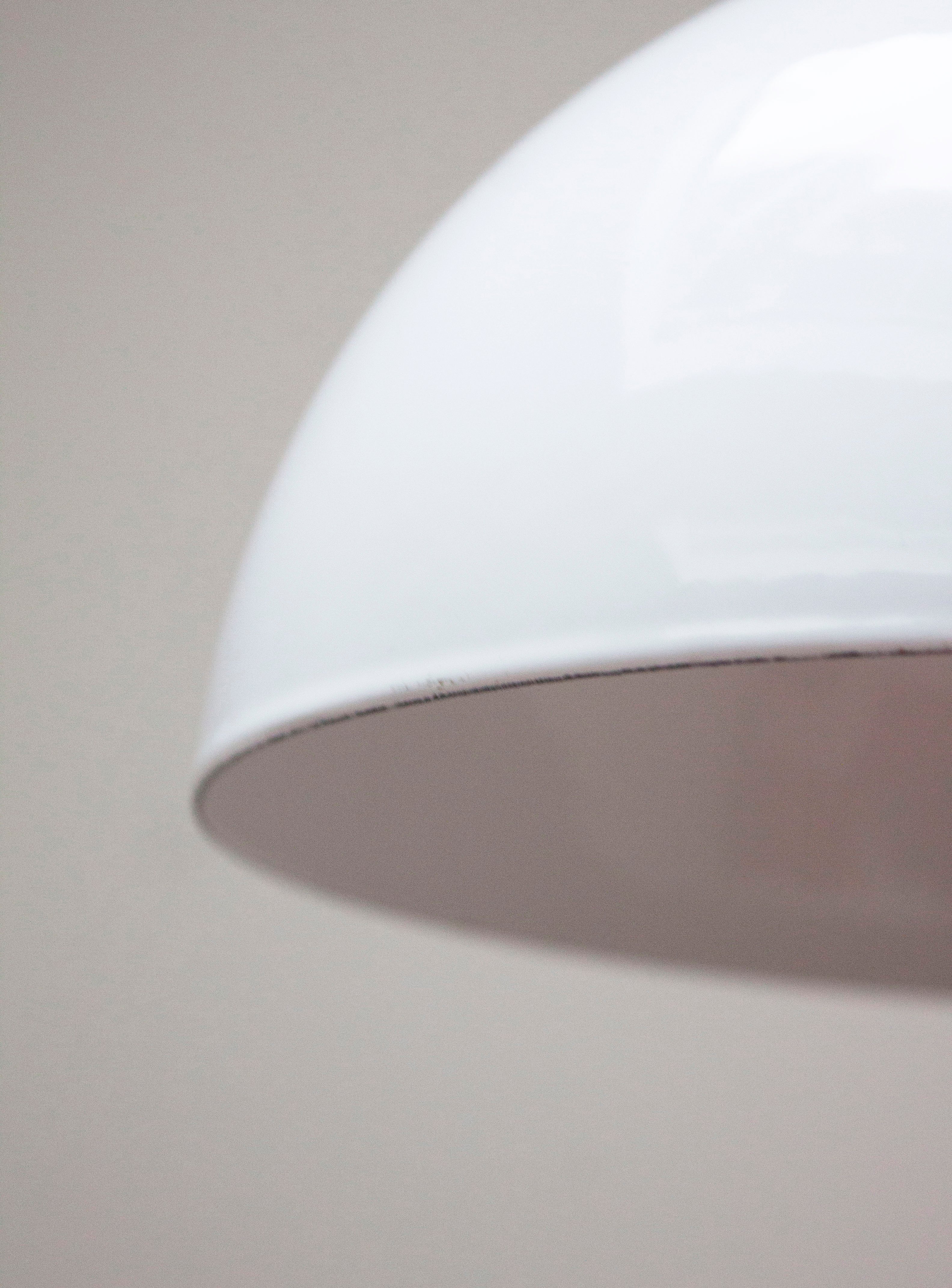Louis Poulsen Pendant Lamp by Verner Panton (White) - Image 8