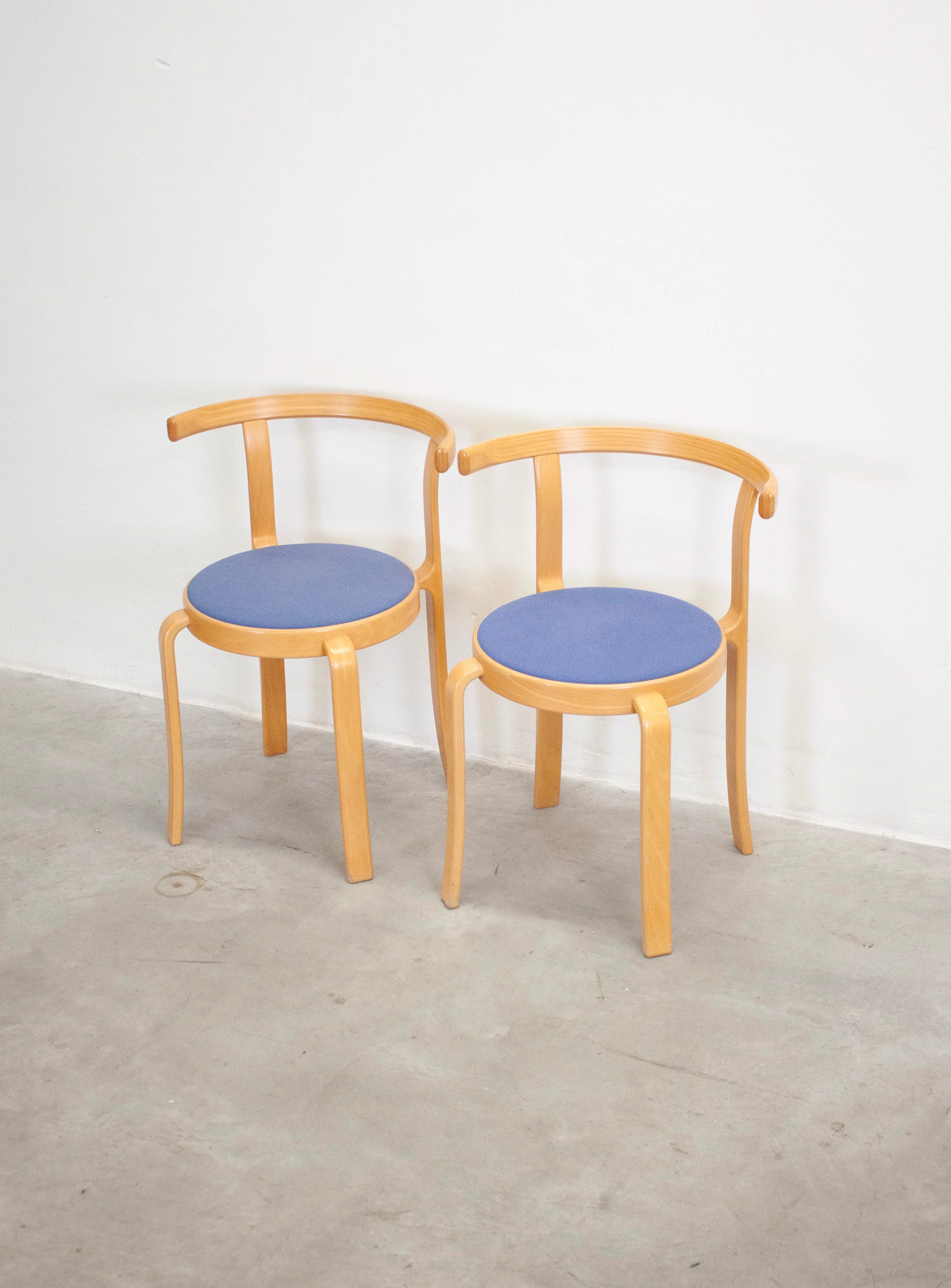 Magnus Olesen 8000 Dining Chairs by Rud Thygesen & Johnny Sørensen (Blue) - Image 2