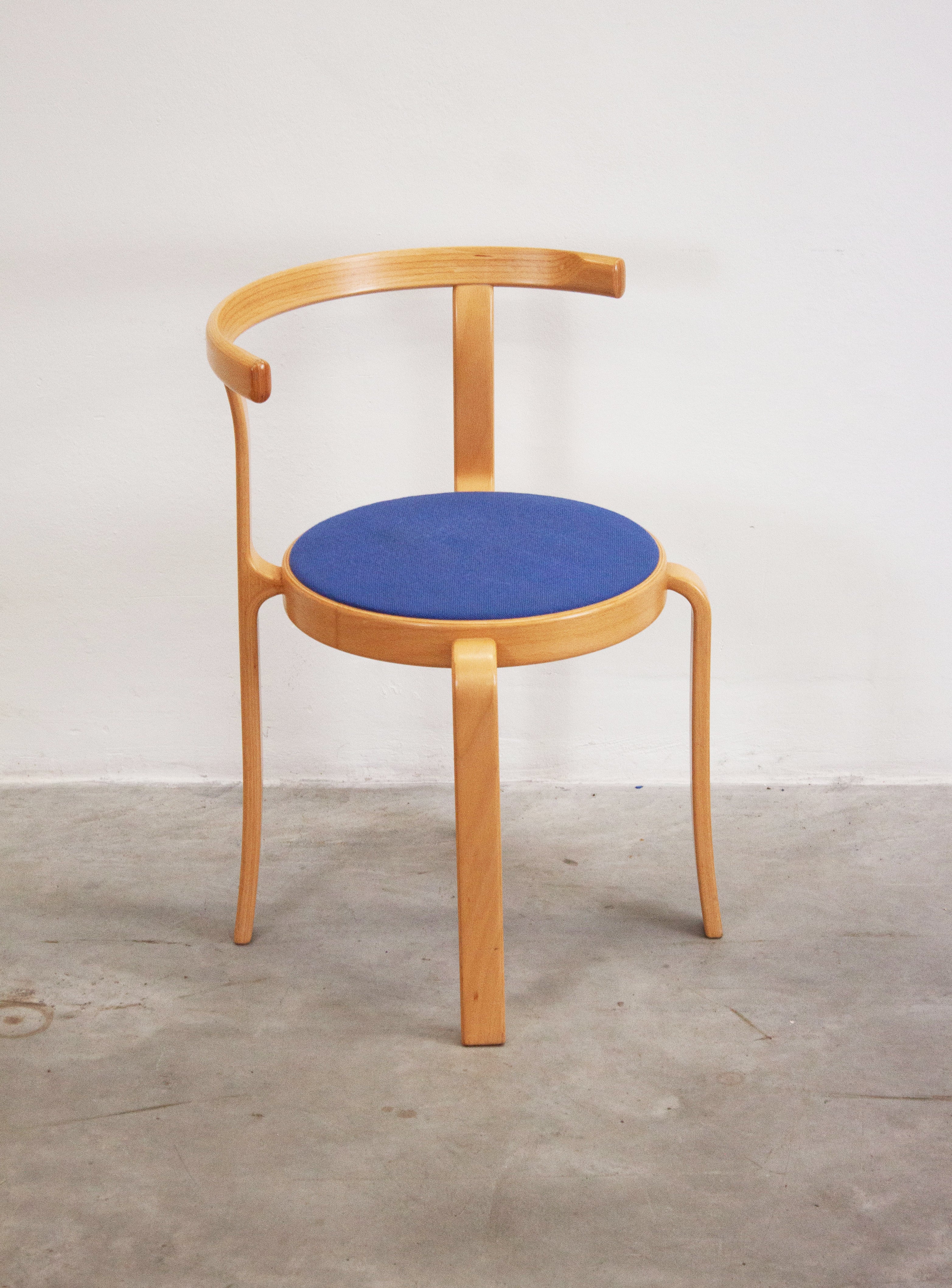 Magnus Olesen 8000 Dining Chairs by Rud Thygesen & Johnny Sørensen (Blue) - Image 8