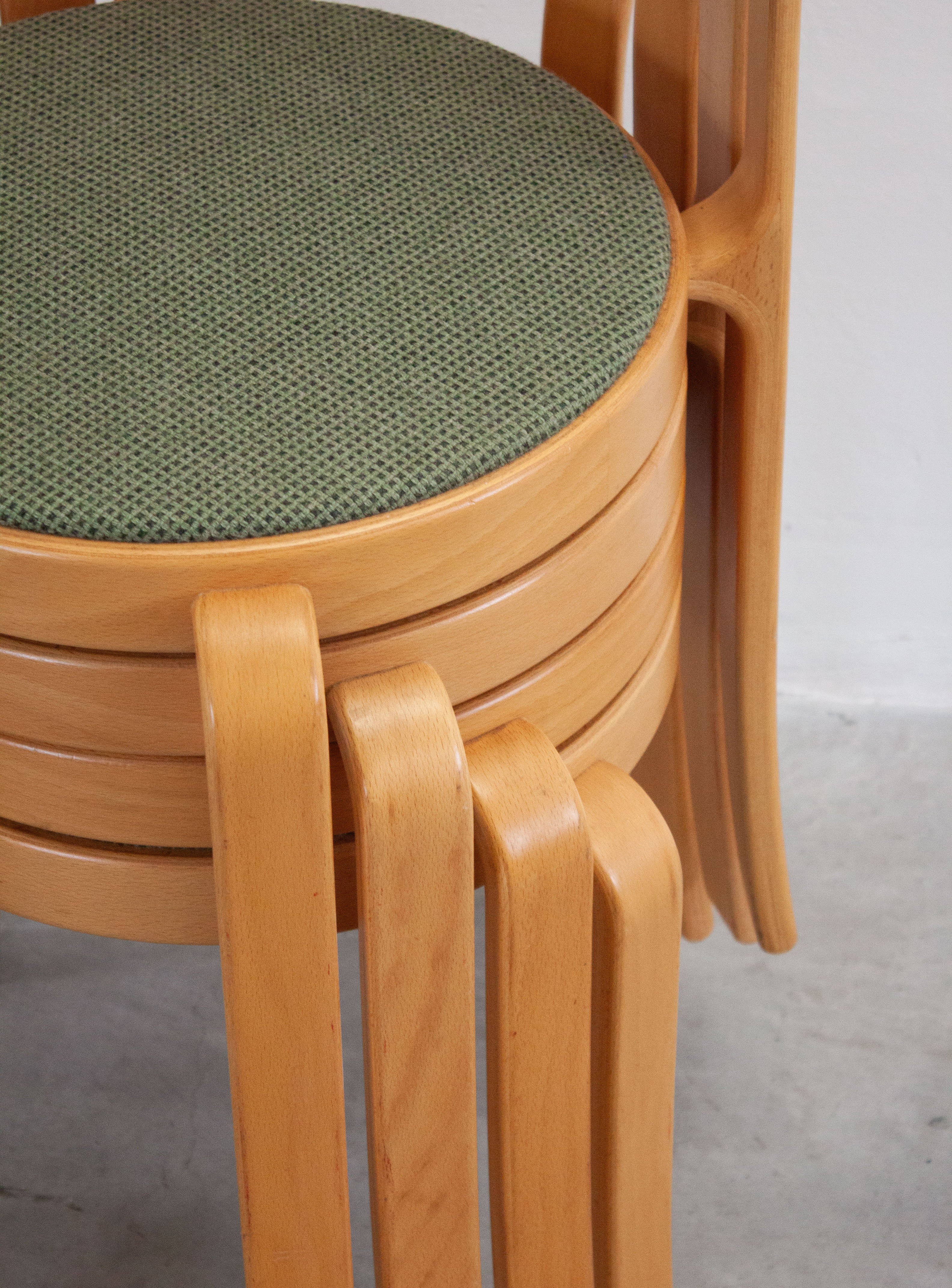 Magnus Olesen 8000 Dining Chairs by Rud Thygesen & Johnny Sørensen (Green) - Image 12