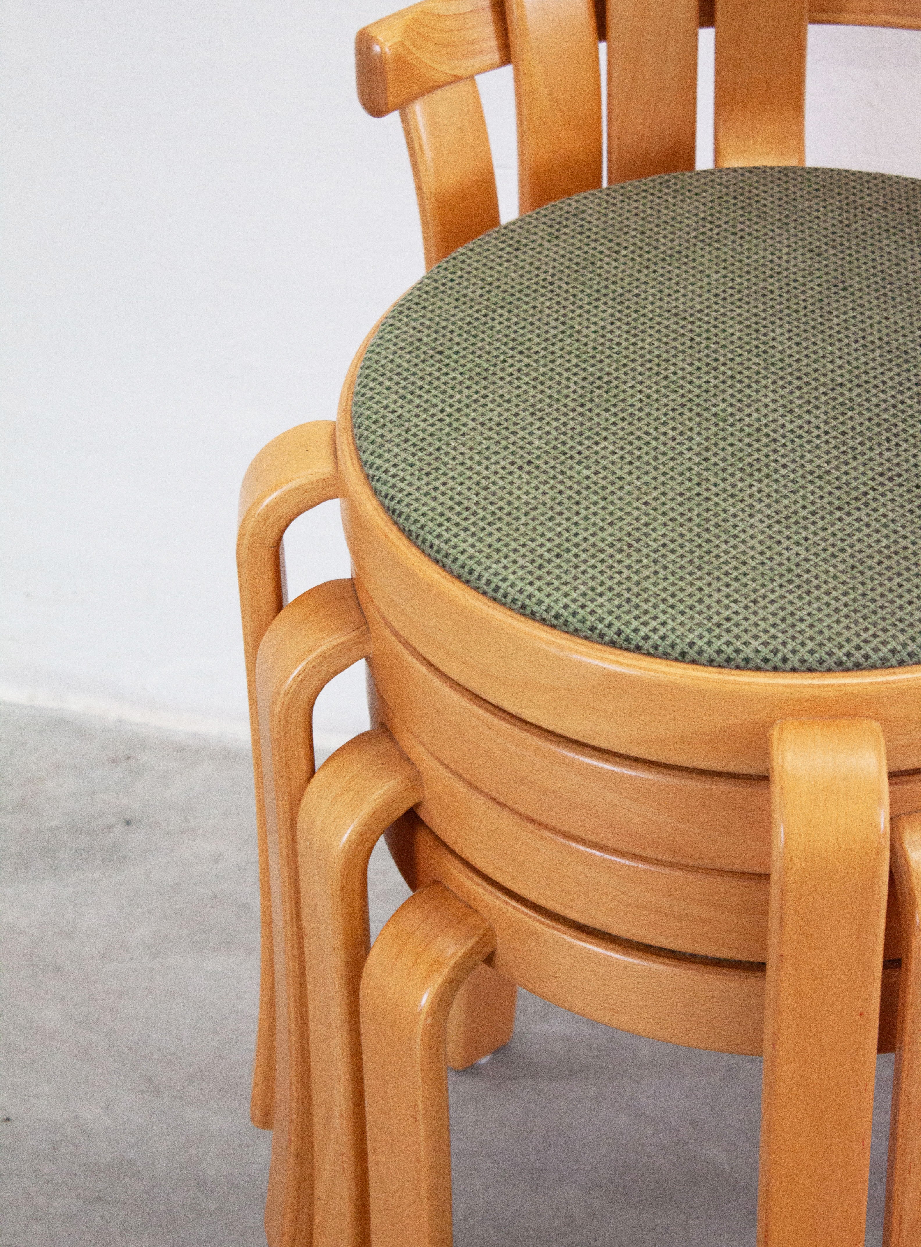 Magnus Olesen 8000 Dining Chairs by Rud Thygesen & Johnny Sørensen (Green) - Image 13