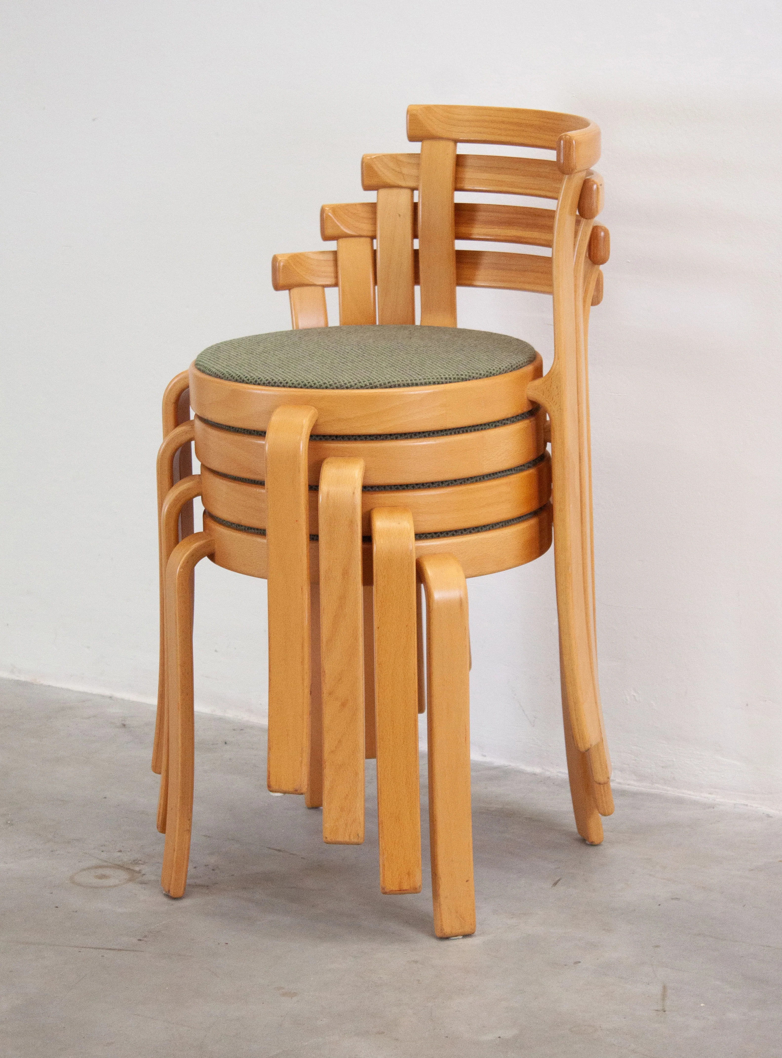 Magnus Olesen 8000 Dining Chairs by Rud Thygesen & Johnny Sørensen (Green) - Image 7