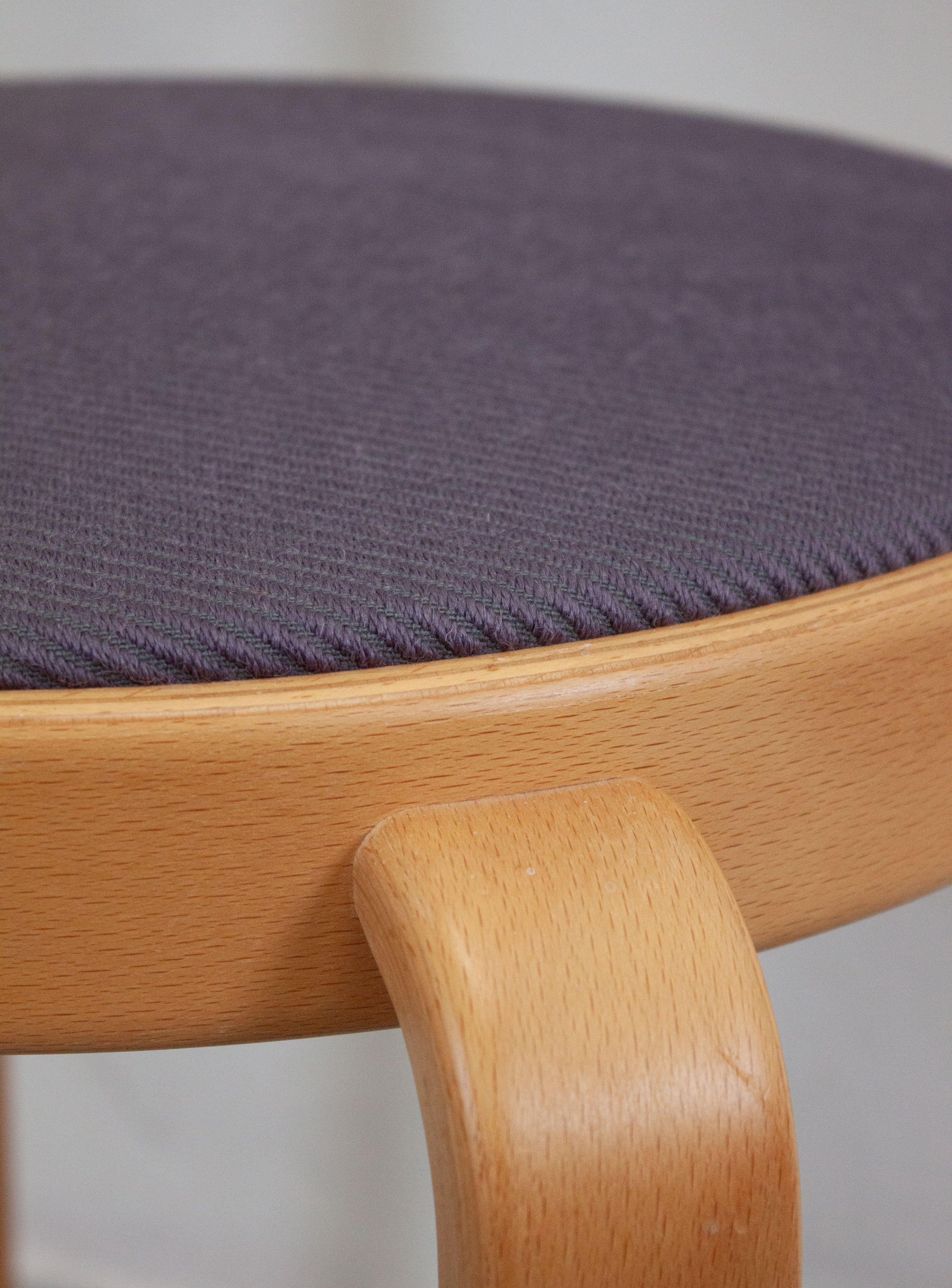 Magnus Olesen 8000 Dining Chairs by Rud Thygesen & Johnny Sørensen (Purple/Grey) - Image 10
