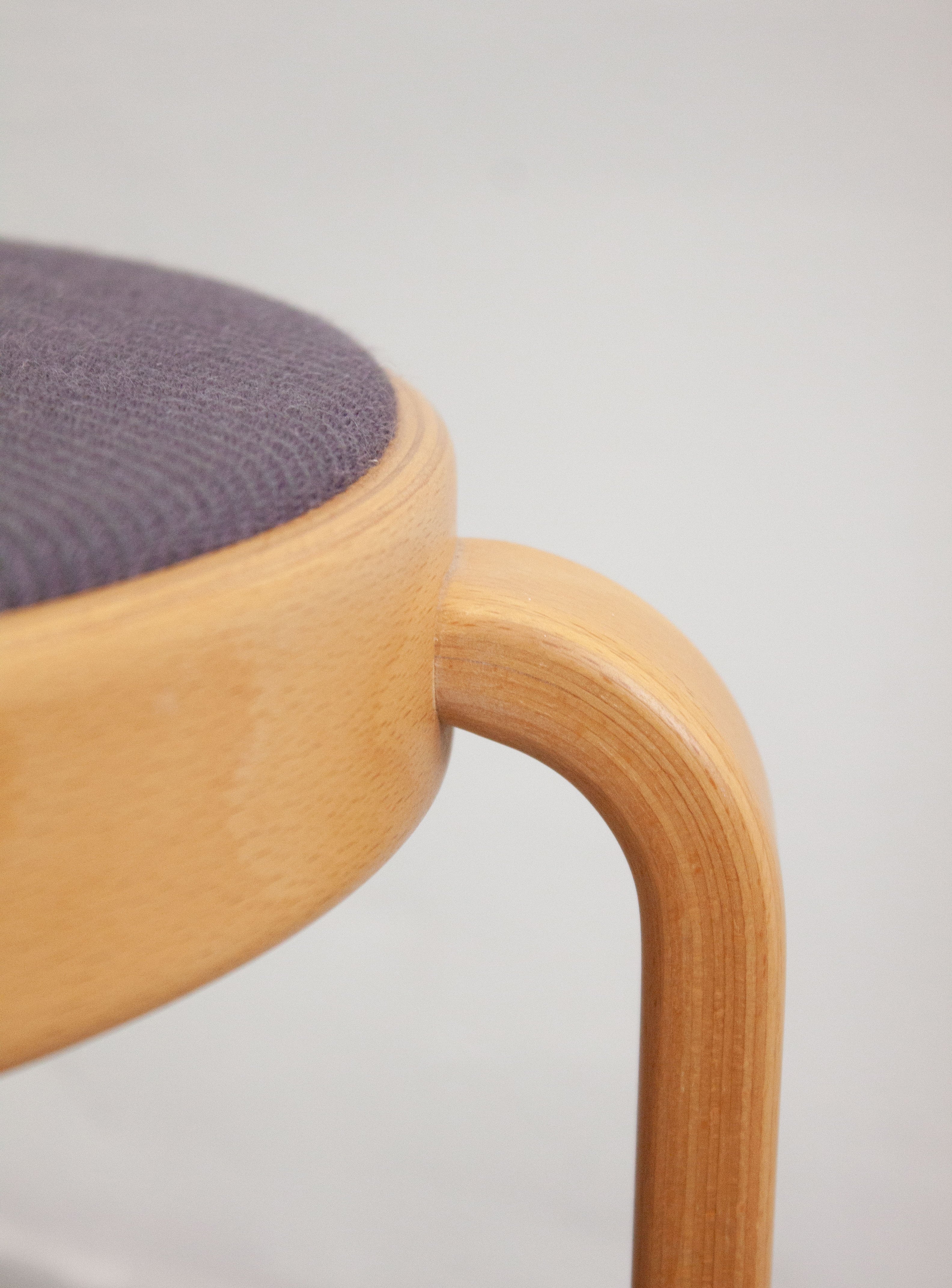 Magnus Olesen 8000 Dining Chairs by Rud Thygesen & Johnny Sørensen (Purple/Grey) - Image 13
