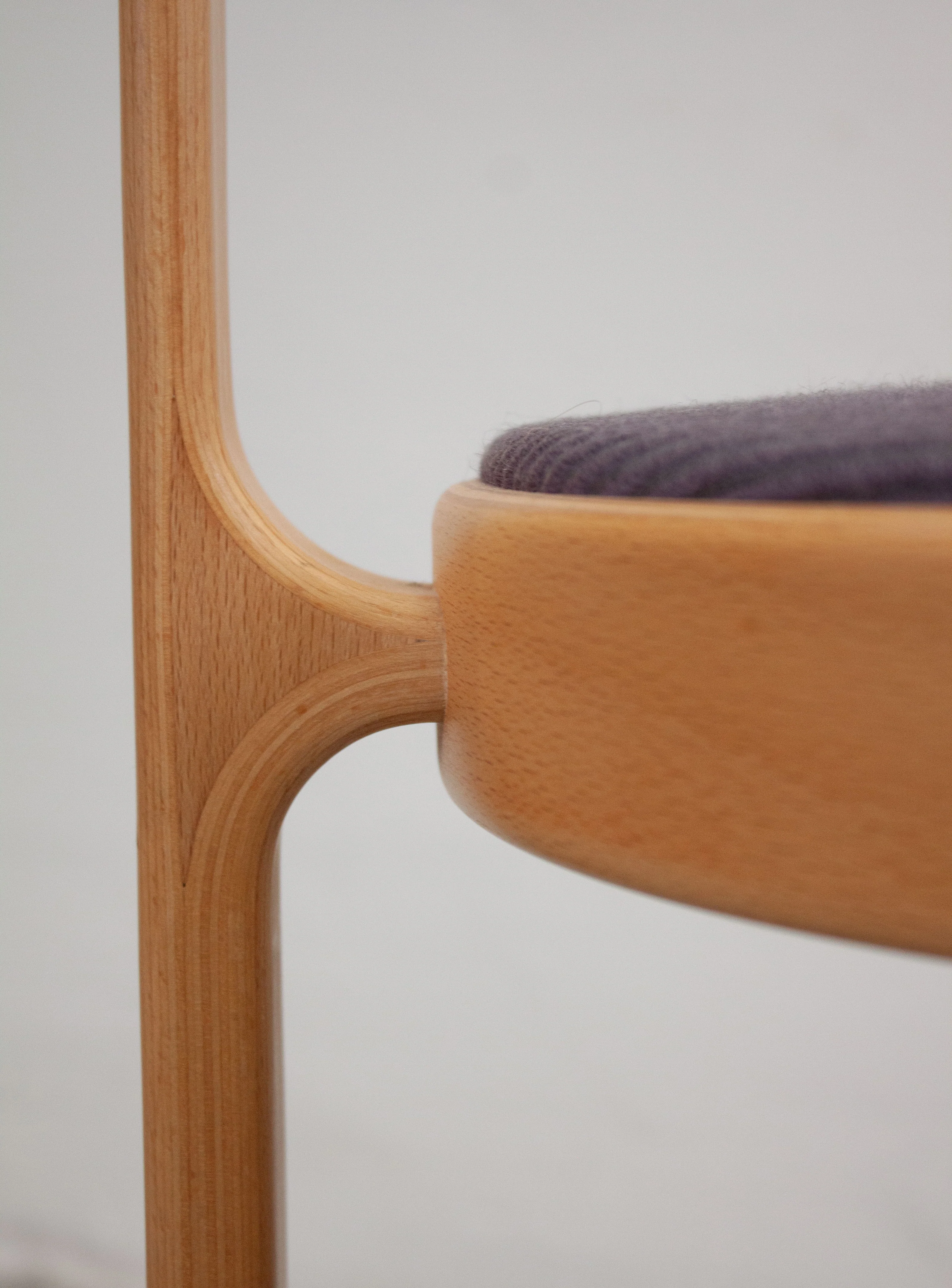 Magnus Olesen 8000 Dining Chairs by Rud Thygesen & Johnny Sørensen (Purple/Grey) - Image 14