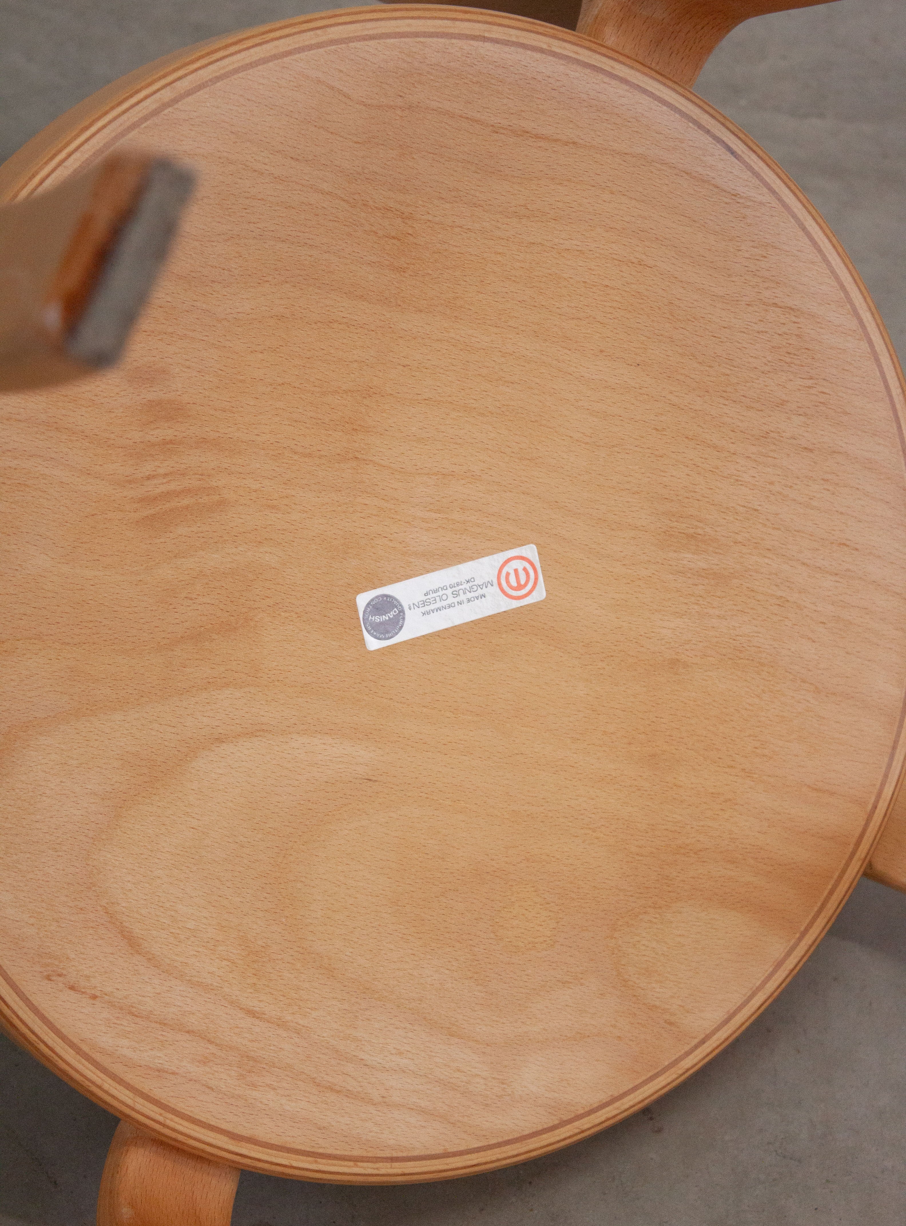 Magnus Olesen 8000 Dining Chairs by Rud Thygesen & Johnny Sørensen (Purple/Grey) - Image 15