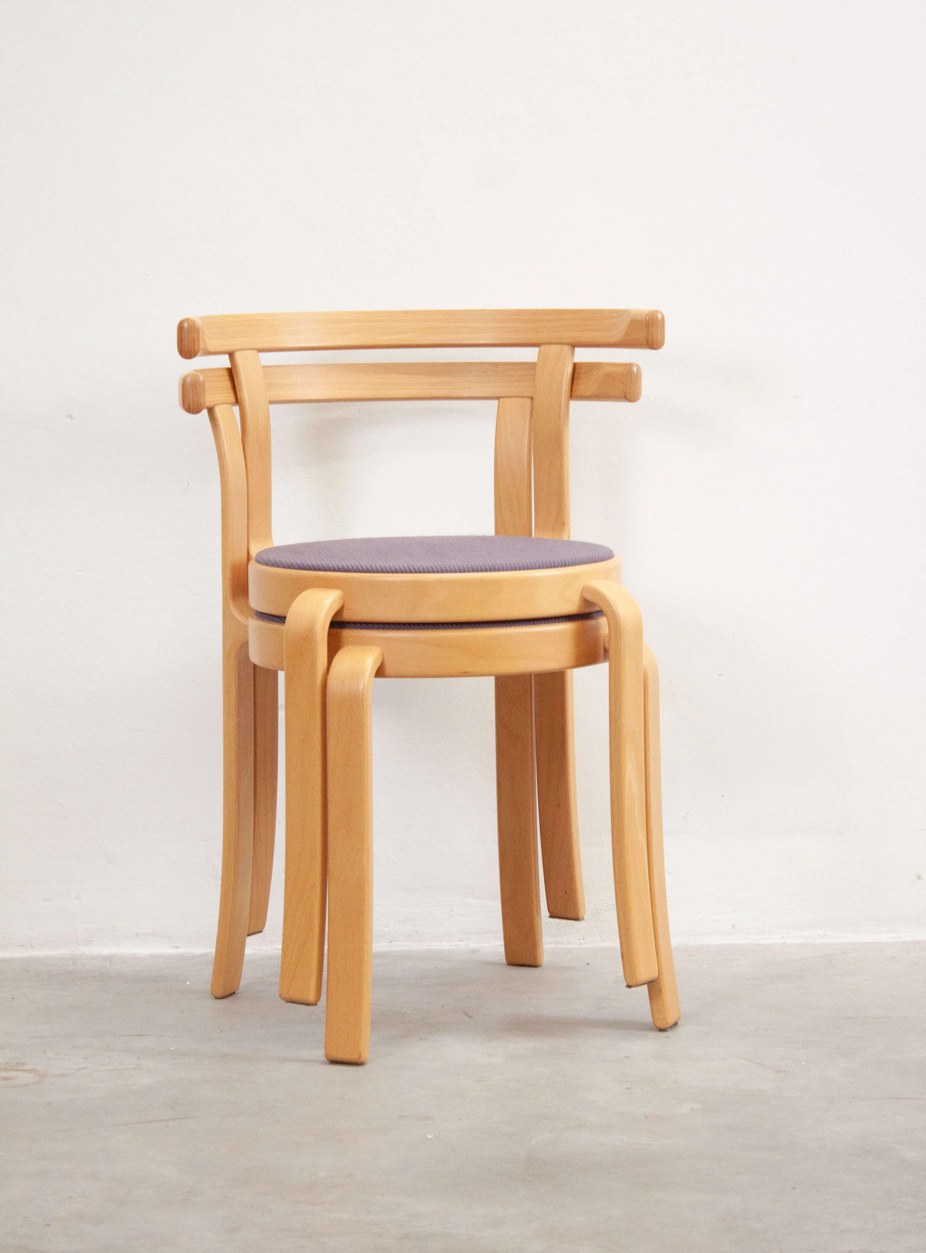 Magnus Olesen 8000 Dining Chairs by Rud Thygesen & Johnny Sørensen (Purple/Grey) - Image 18