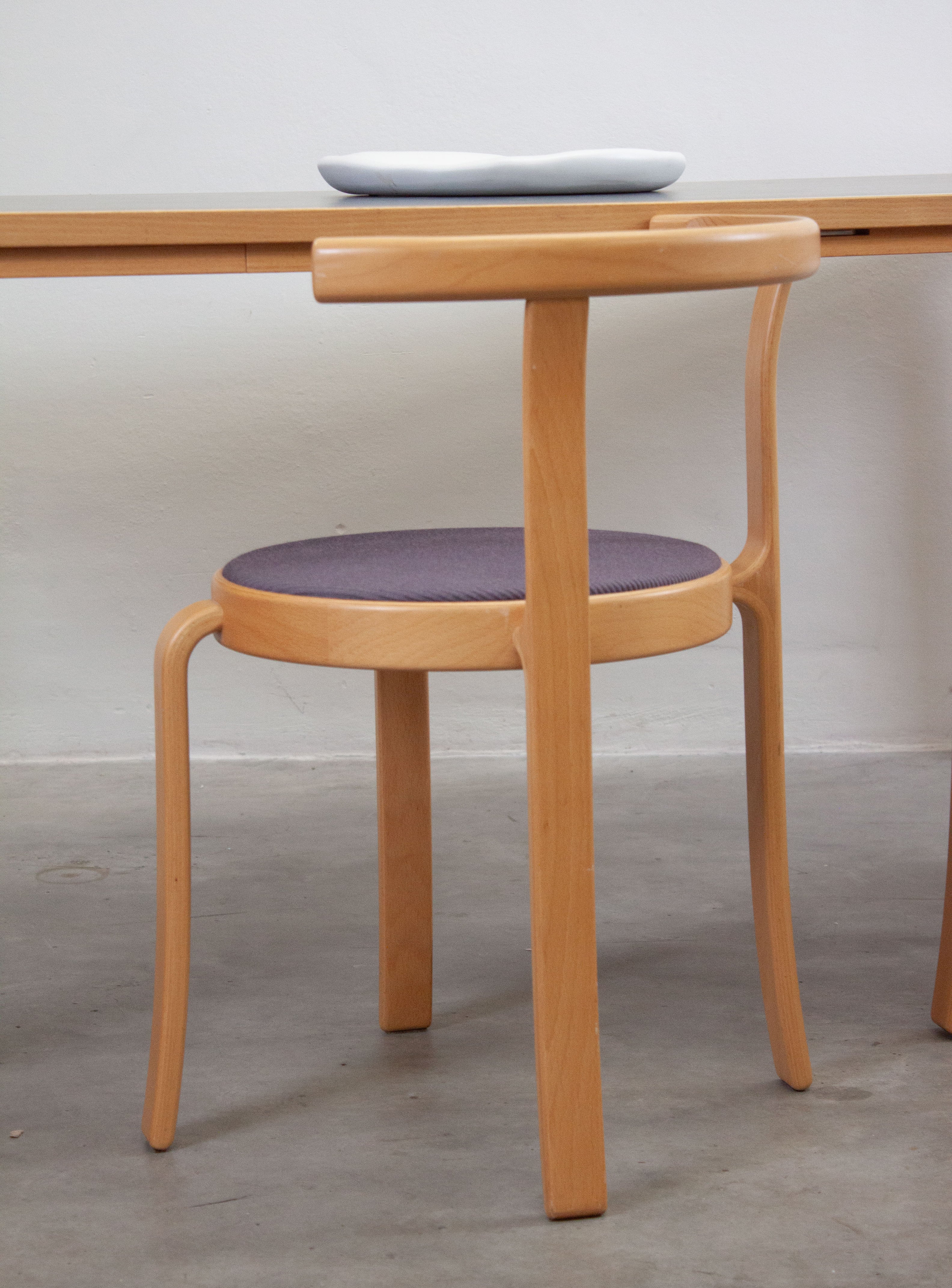 Magnus Olesen 8000 Dining Chairs by Rud Thygesen & Johnny Sørensen (Purple/Grey) - Image 19