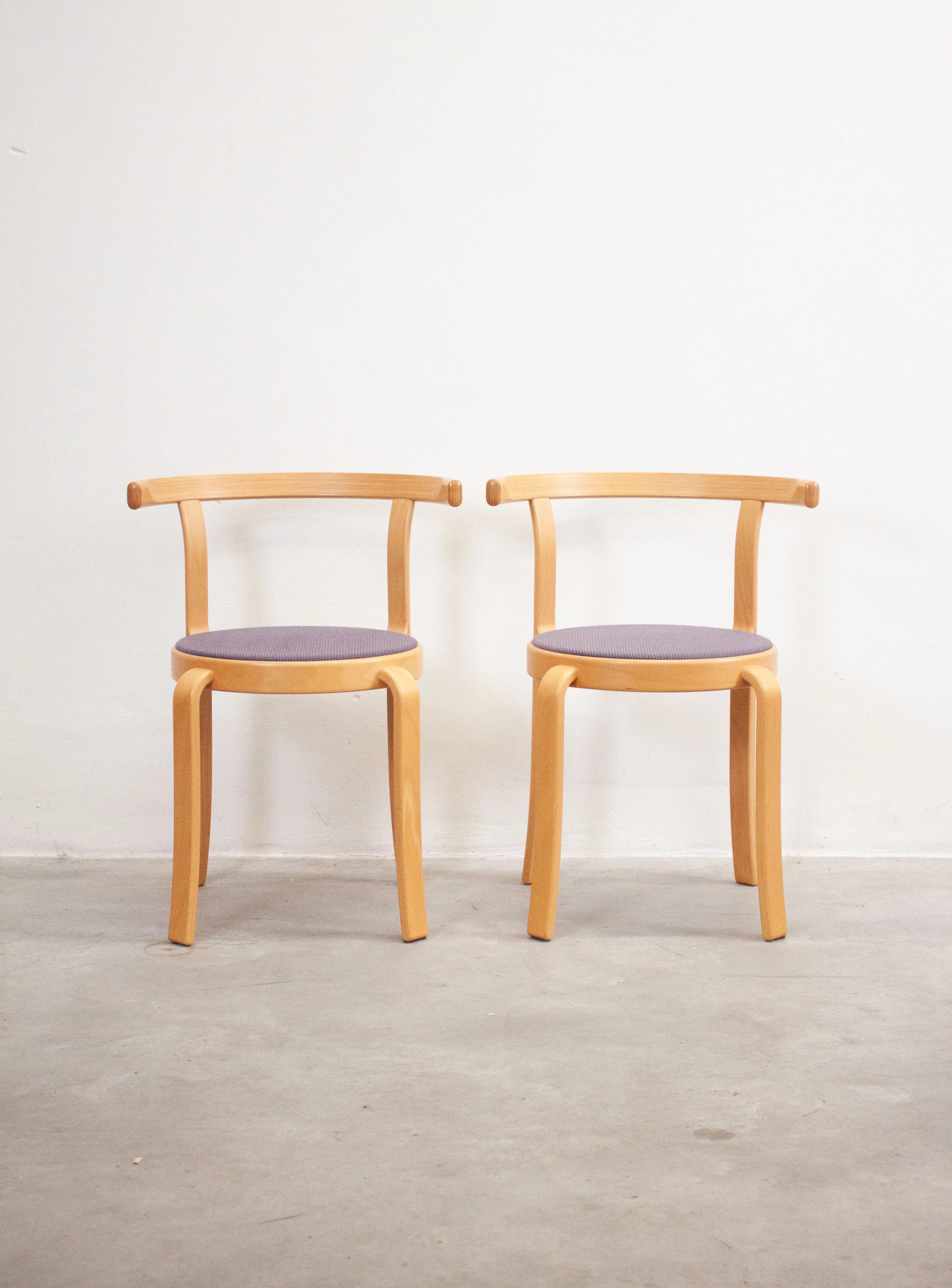 Magnus Olesen 8000 Dining Chairs by Rud Thygesen & Johnny Sørensen (Purple/Grey) - Image 3