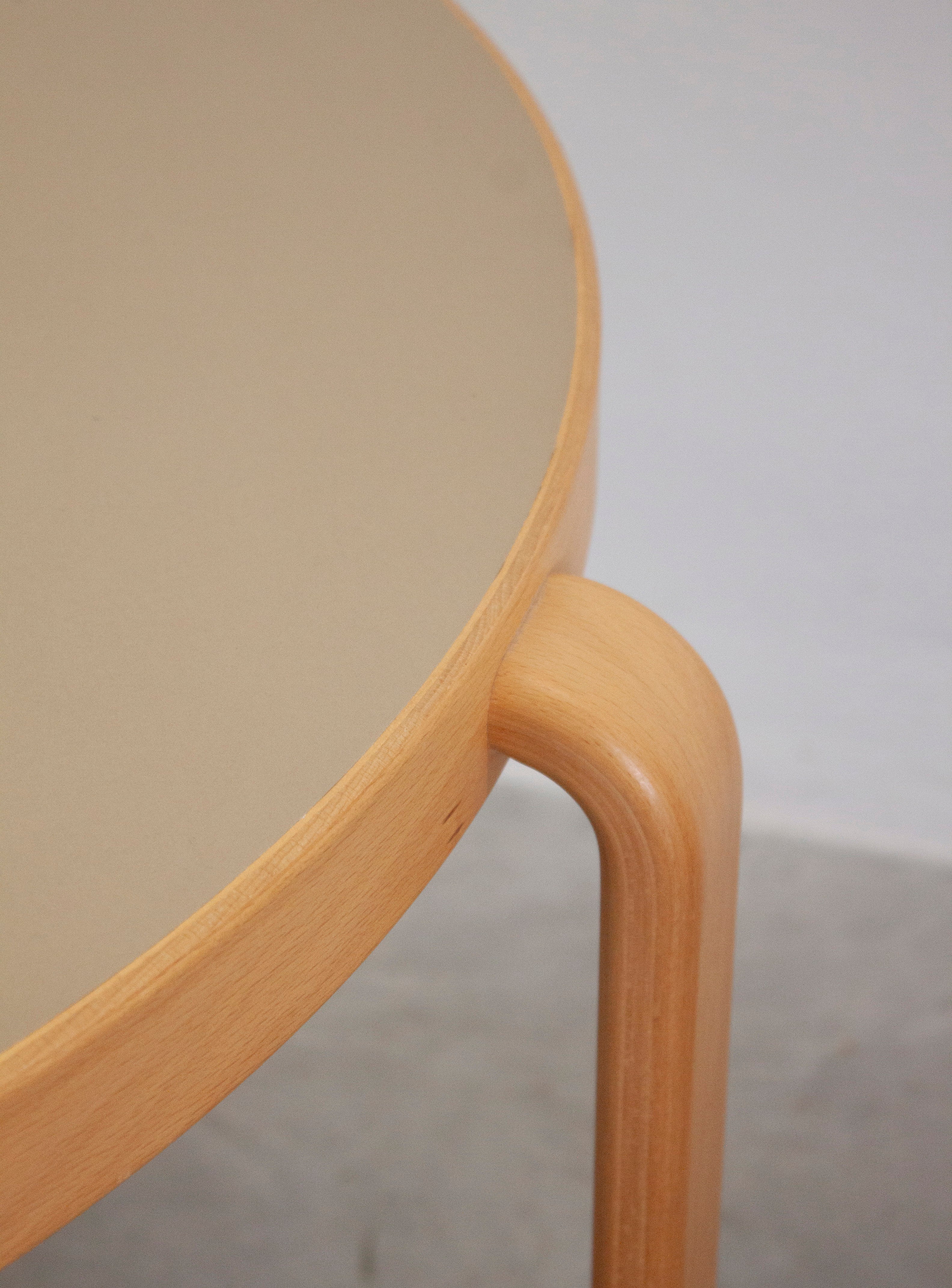 Magnus Olesen 8000 Round Dining Table by Rud Thygesen & Johnny Sørensen (Beige) - Image 14