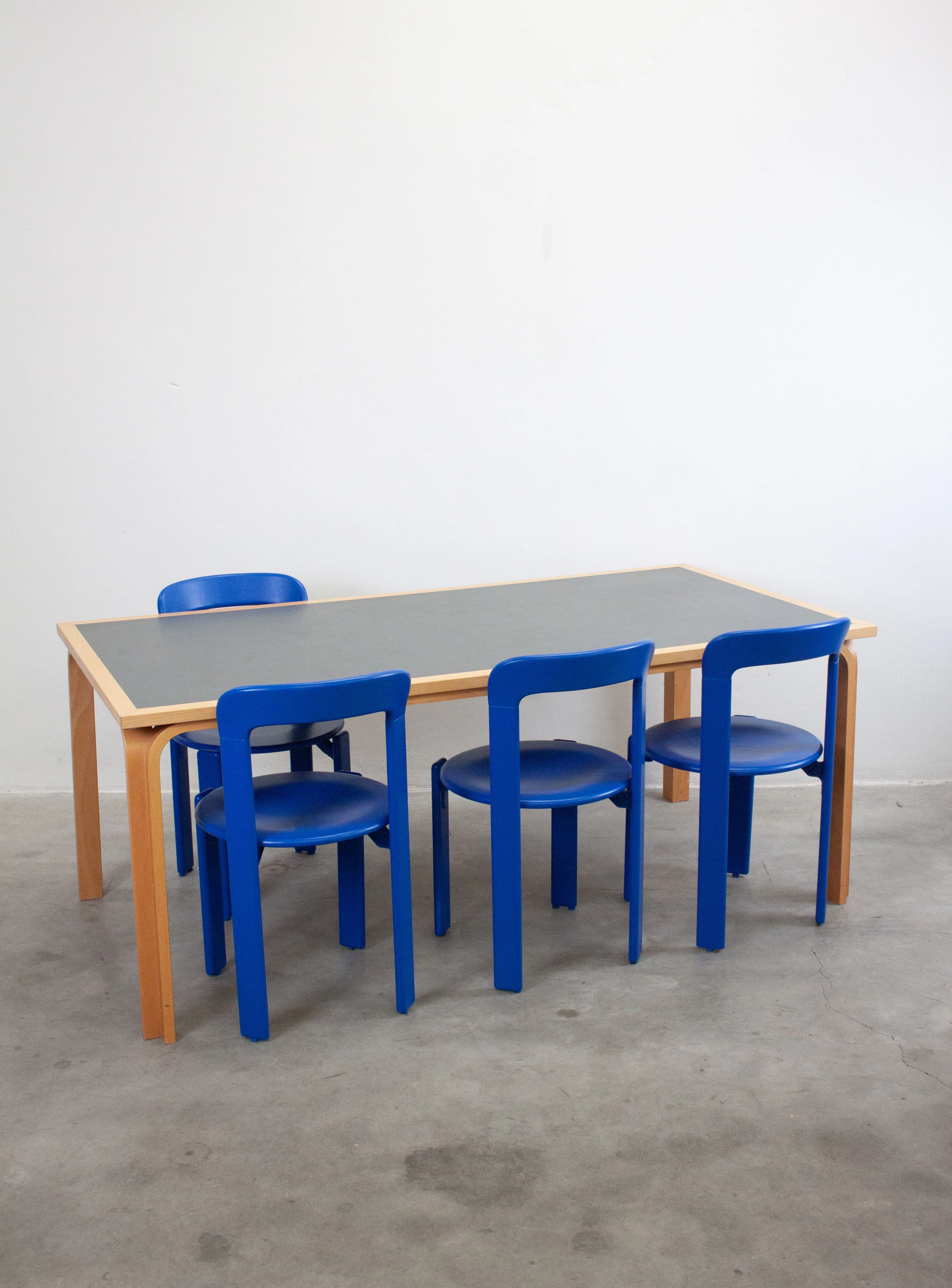 Magnus Olesen Dining Table by Rud Thygesen & Johnny Sørensen (Dark Grey) - Image 14