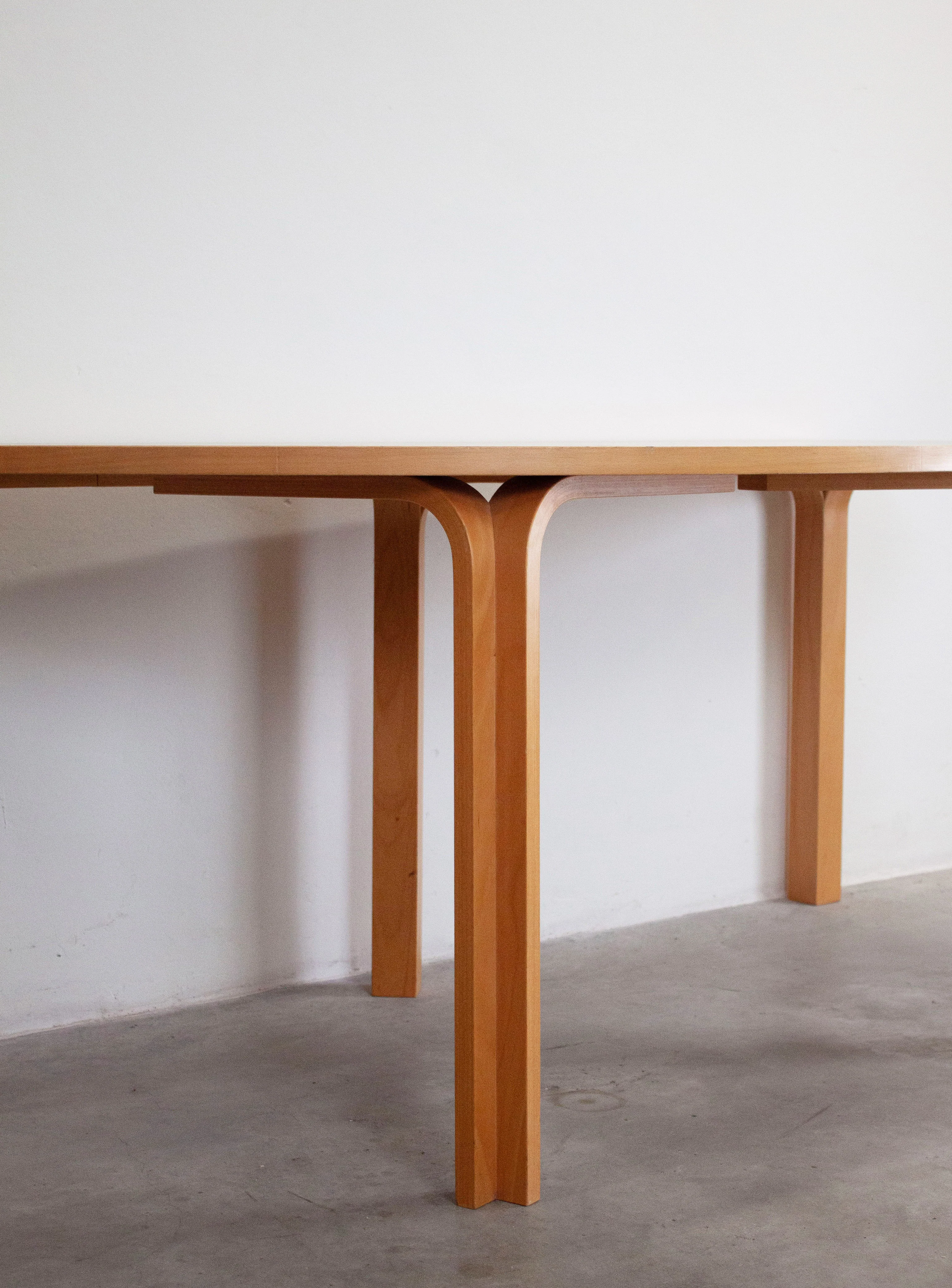 Magnus Olesen Half Round Dining Table by Rud Thygesen & Johnny Sørensen (Dark Grey) - Image 10